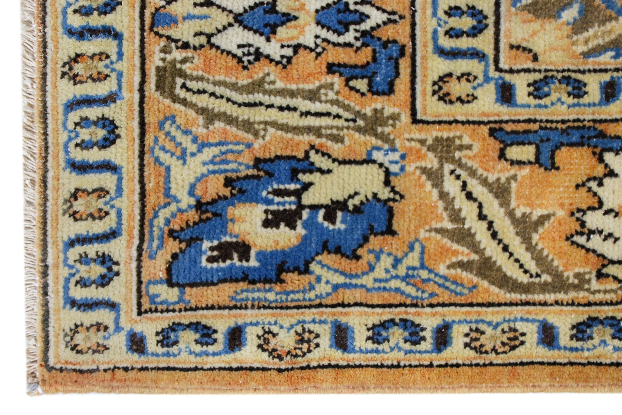 Handmade Vintage Persian Rug | 203 x 132 cm | 6'8" x 4'4" - Najaf Rugs & Textile