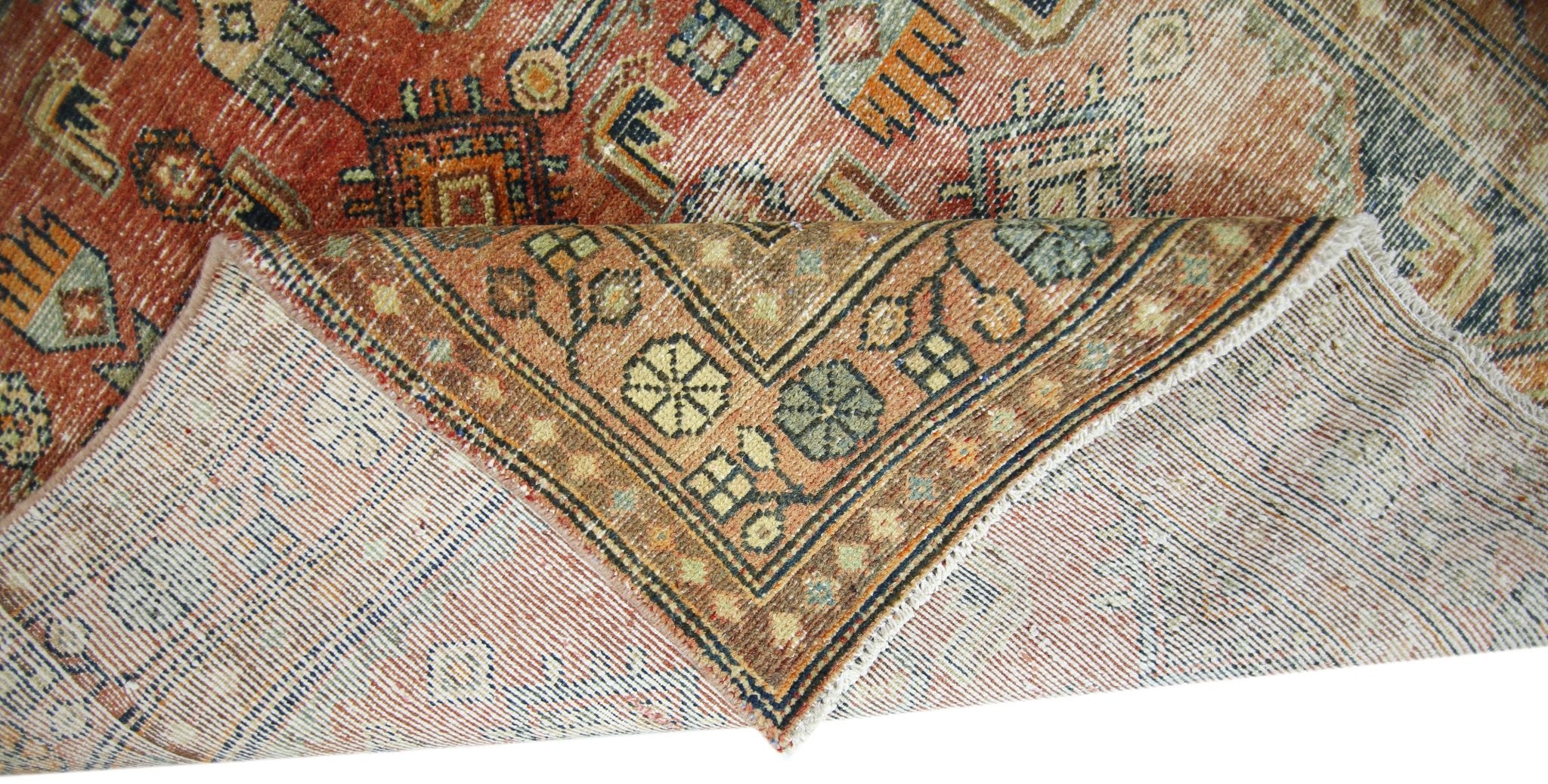 Handmade Vintage Persian Rug | 208 x 129 cm | 6'10" x 4'3" - Najaf Rugs & Textile