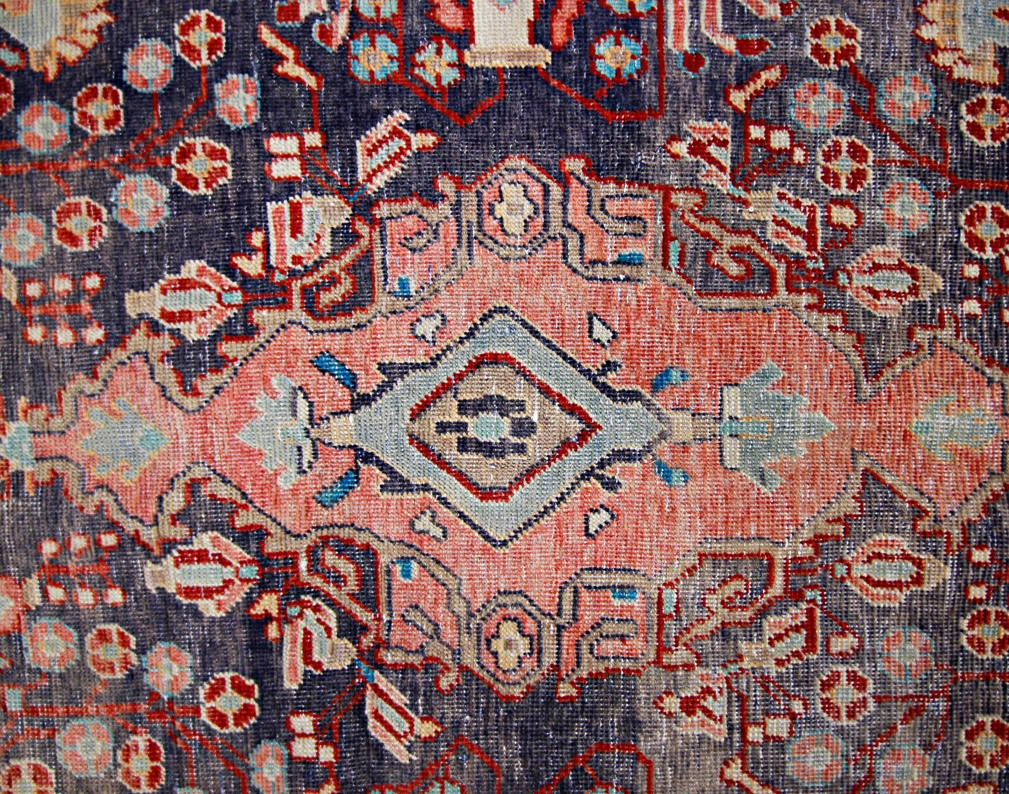 Handmade Vintage Persian Rug | 209 x 136 cm | 6'10" x 4'5" - Najaf Rugs & Textile