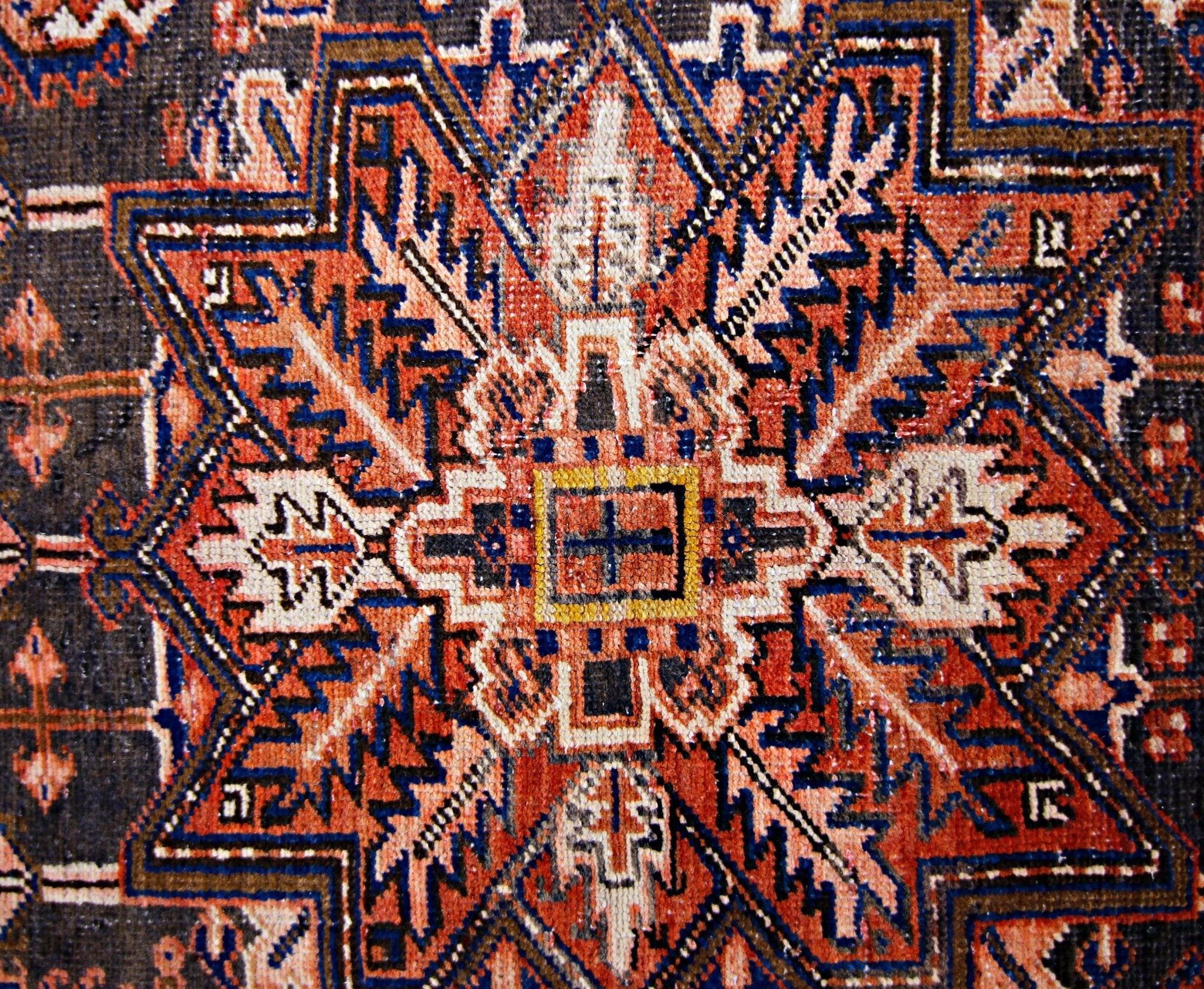 Handmade Vintage Persian Rug | 212 x 136 cm | 7' x 4'5" - Najaf Rugs & Textile