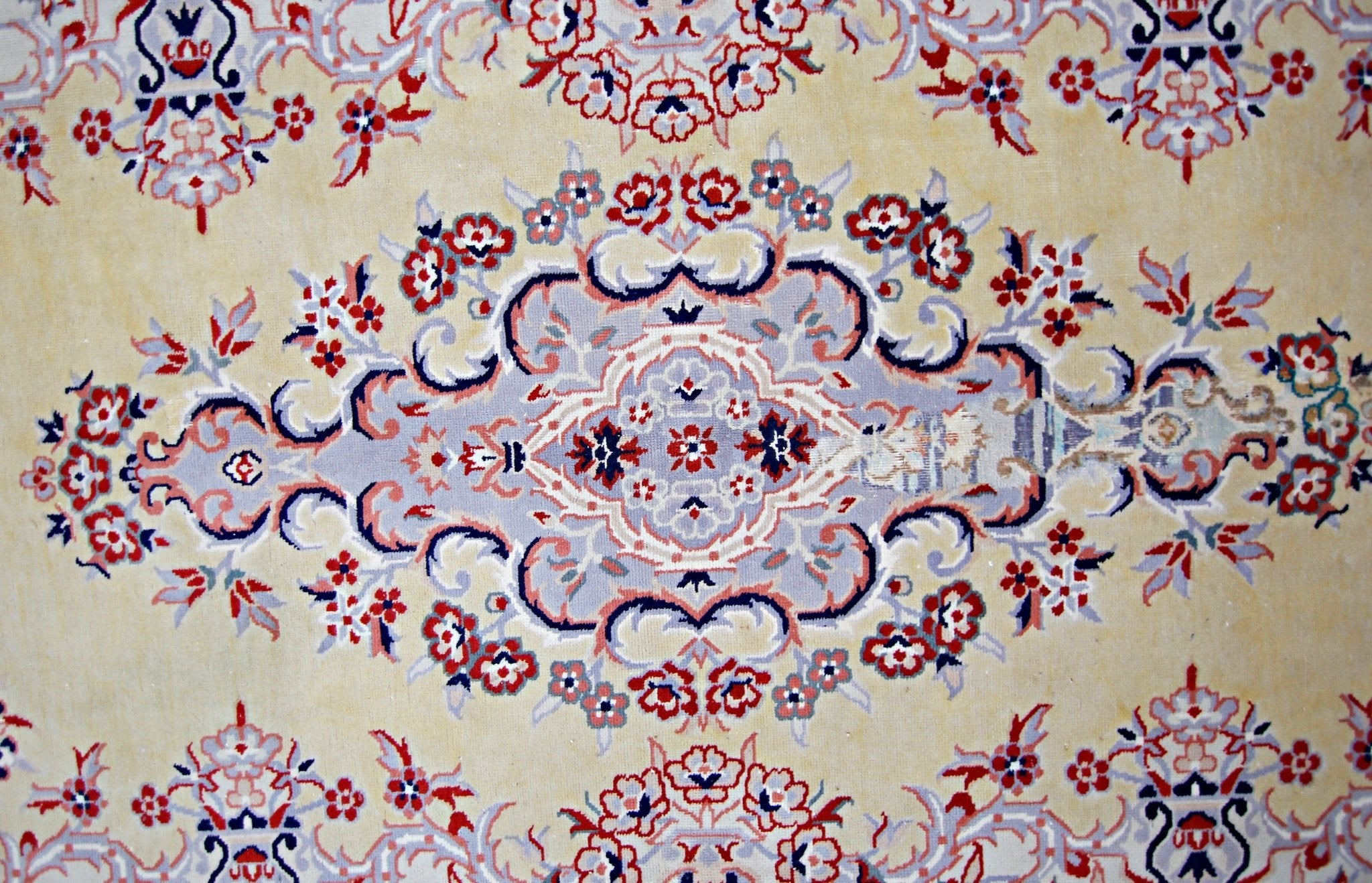 Handmade Vintage Persian Rug | 250 x 153 cm | 8'2" x 5' - Najaf Rugs & Textile