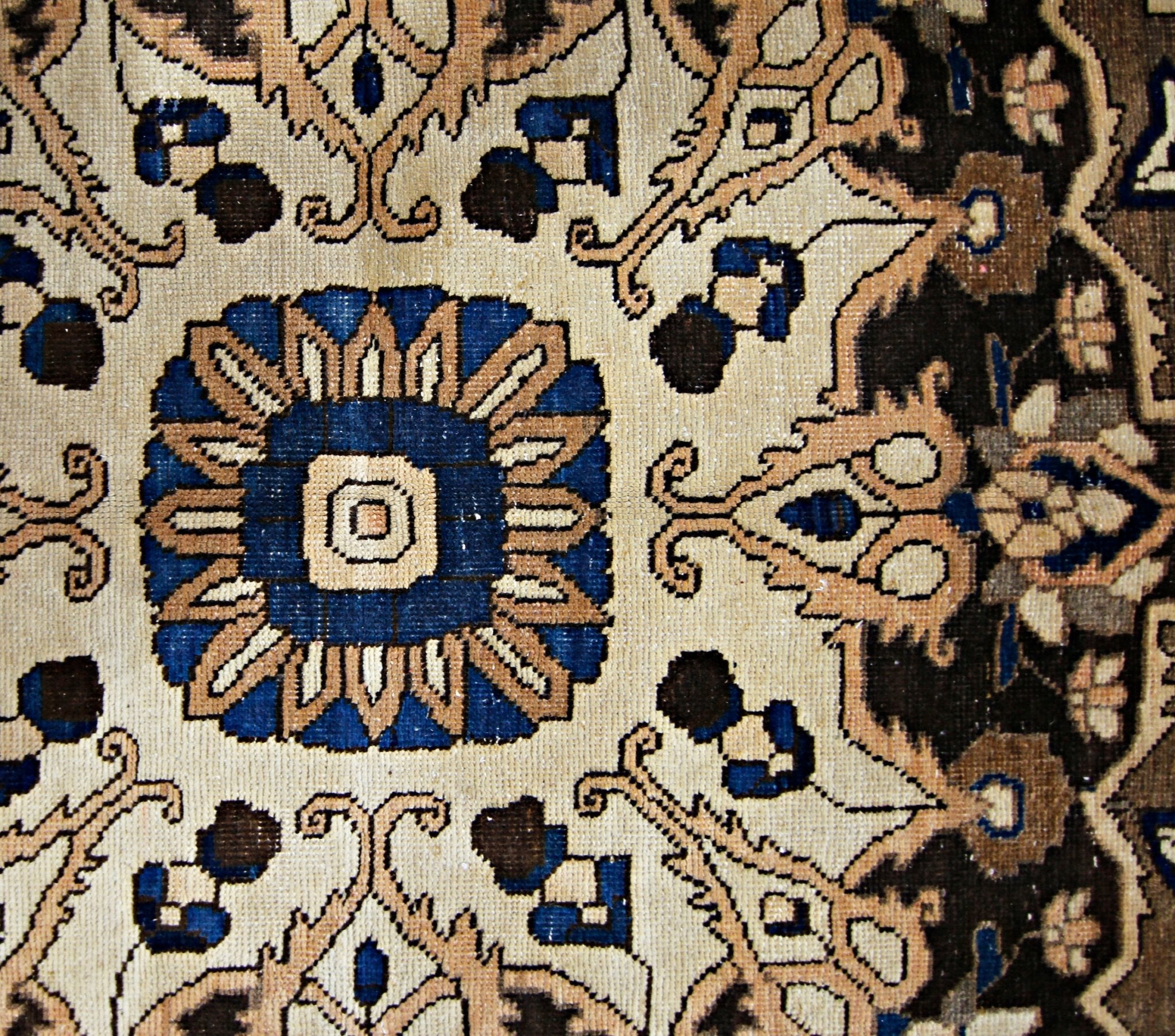 Handmade Vintage Persian Rug | 262 x 147 cm | 8'7" x 4'10" - Najaf Rugs & Textile