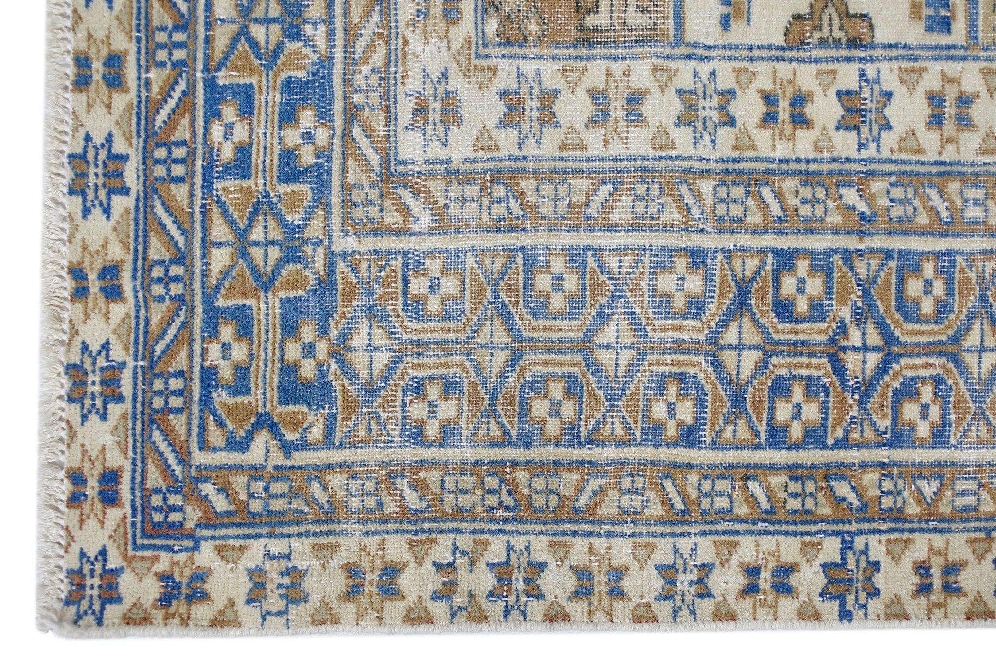 Handmade Vintage Persian Rug | 272 x 182 cm | 8'11" x 6' - Najaf Rugs & Textile