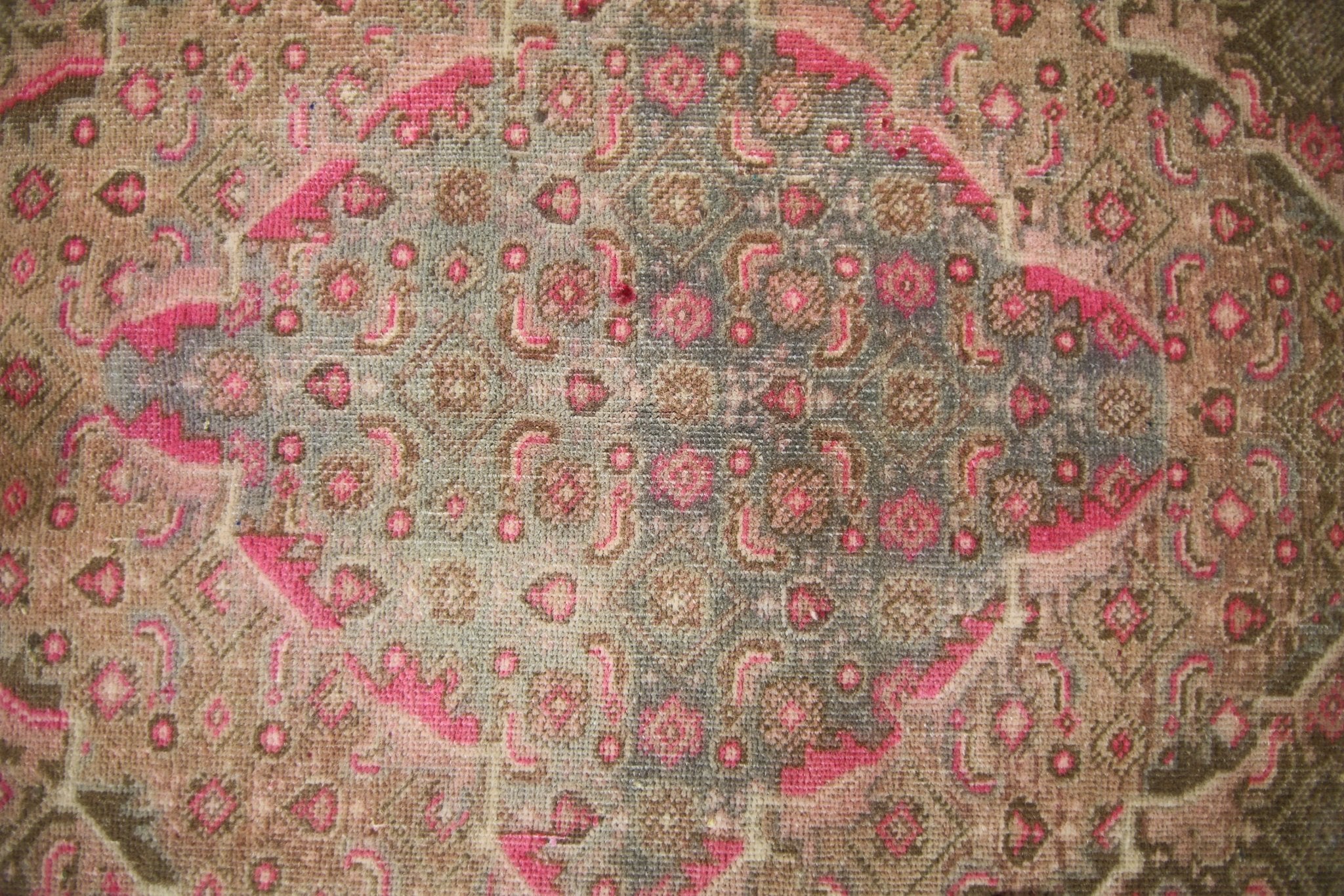 Handmade Vintage Persian Rug | 282 x 146 cm | 9'3" x 4'10" - Najaf Rugs & Textile