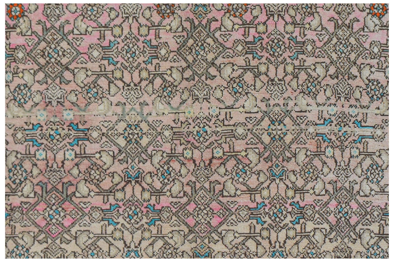 Handmade Vintage Persian Rug | 286 x 146 cm | 9'5" x 4'9" - Najaf Rugs & Textile