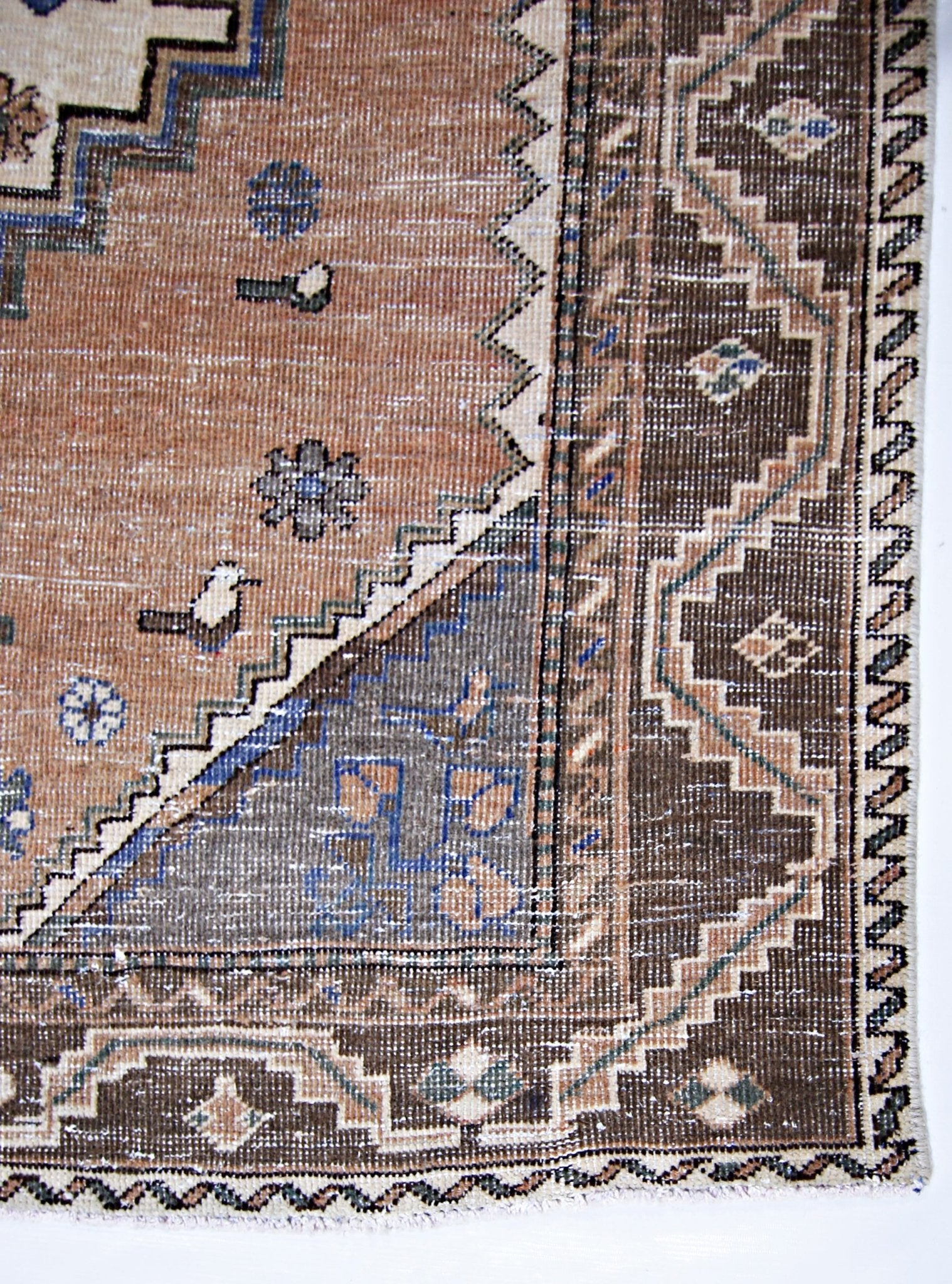 Handmade Vintage Persian Rug | 294 x 149 cm | 9'8" x 4'11" - Najaf Rugs & Textile