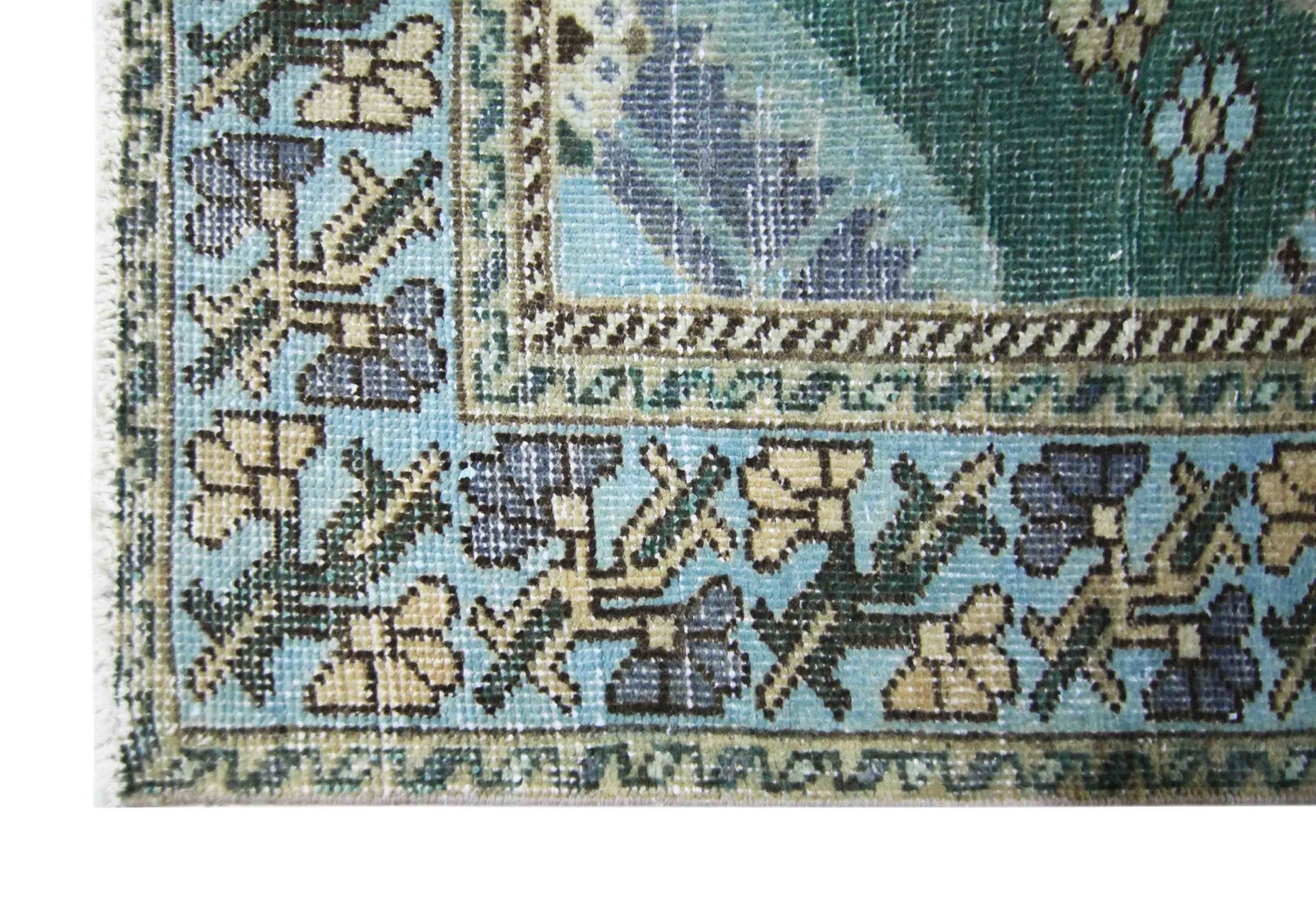 Handmade Vintage Persian Rug | 326 x 168 cm | 10'9" x 5'6" - Najaf Rugs & Textile