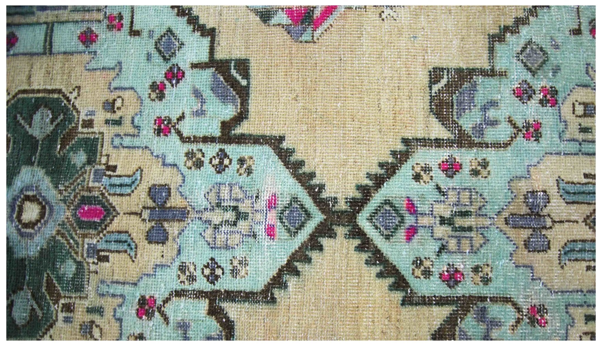 Handmade Vintage Persian Rug | 326 x 168 cm | 10'9" x 5'6" - Najaf Rugs & Textile