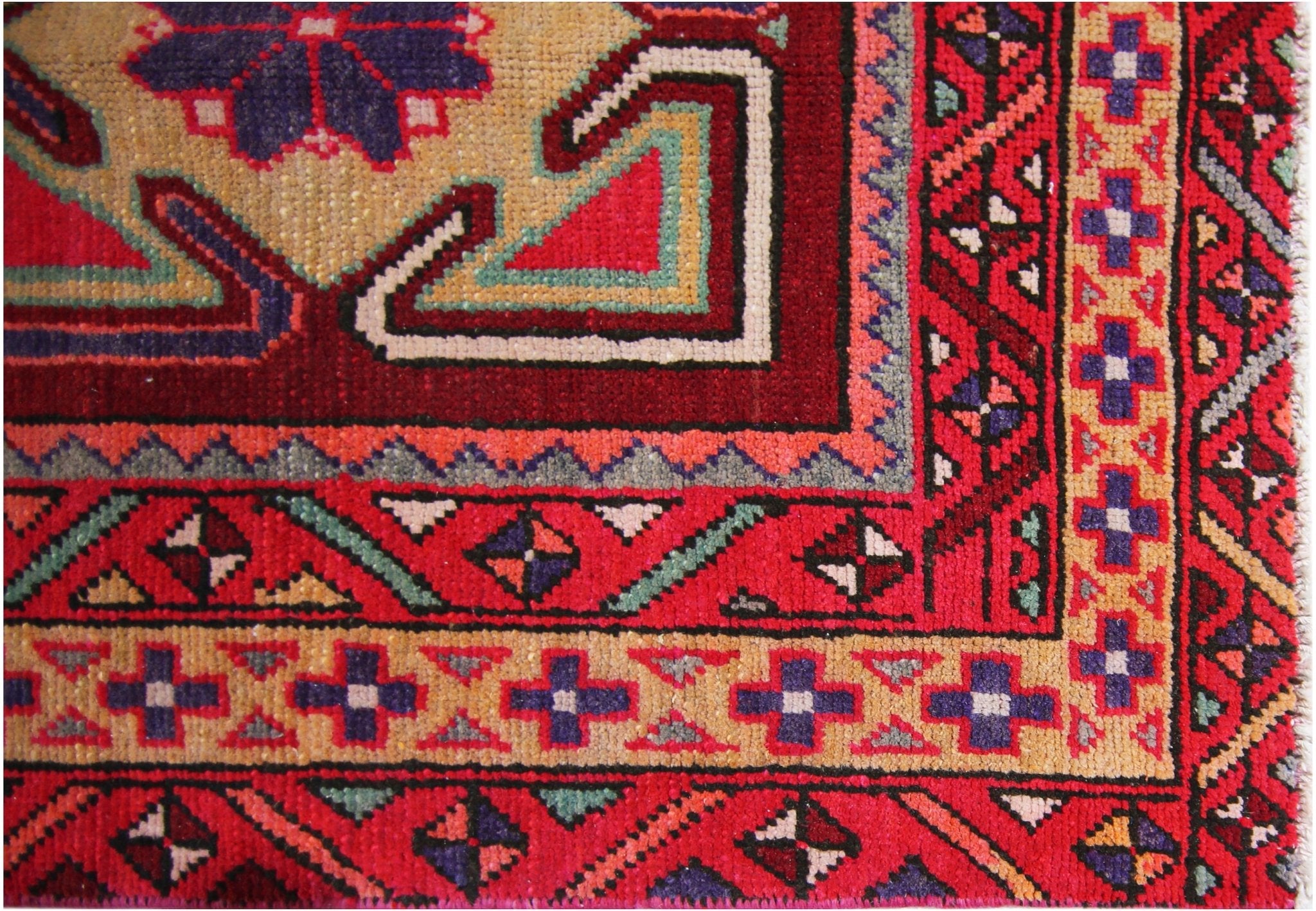 Handmade Vintage Persian Rug | 329 x 141 cm | 10'10" x 4'8" - Najaf Rugs & Textile