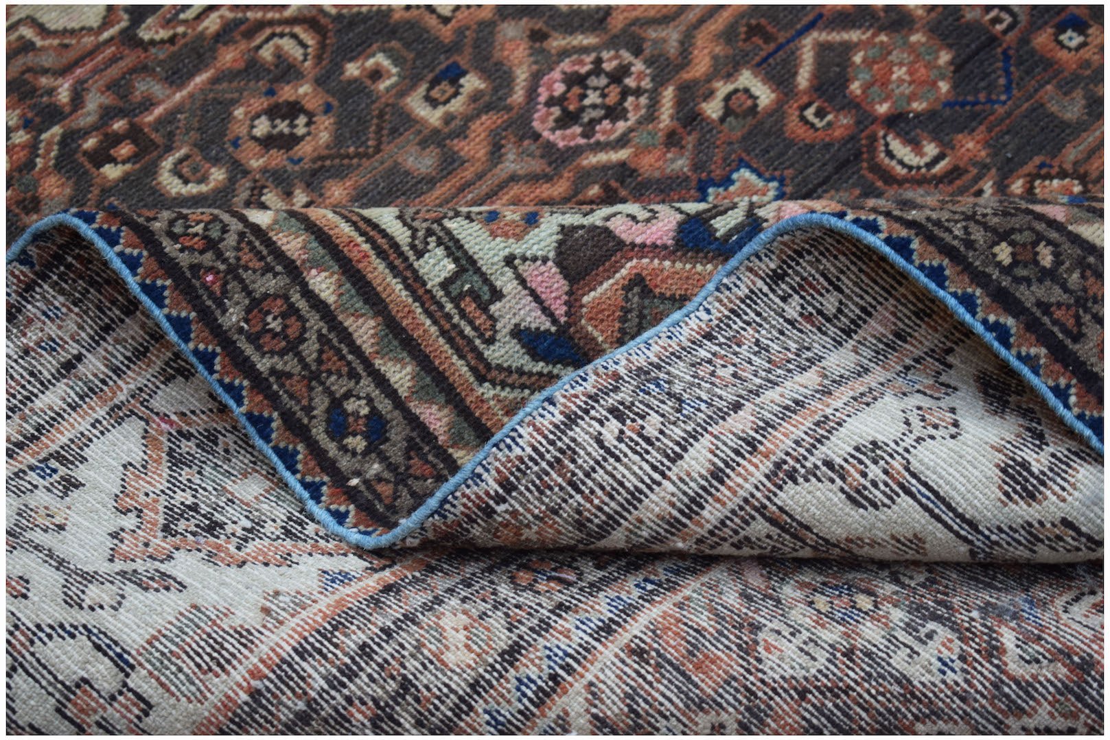 Handmade Vintage Persian Rug | 333 x 170 cm | 10'11" x 5'7" - Najaf Rugs & Textile
