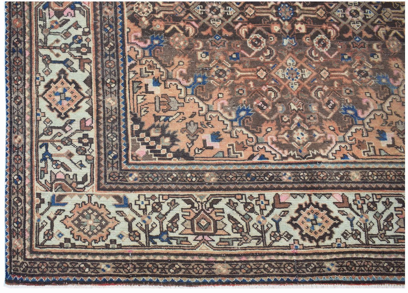 Handmade Vintage Persian Rug | 333 x 170 cm | 10'11" x 5'7" - Najaf Rugs & Textile