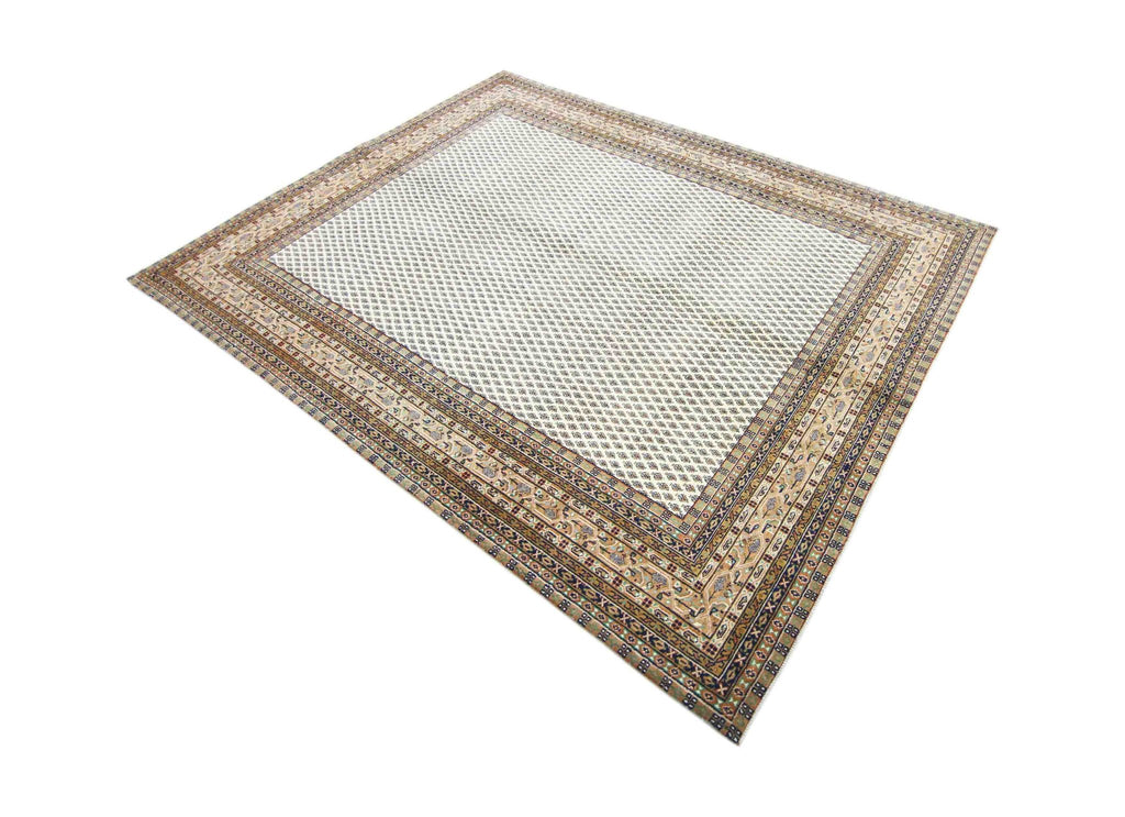 Handmade Vintage Persian Saraband Rug | 240 x 185 cm | 7'10" x 6'1" - Najaf Rugs & Textile