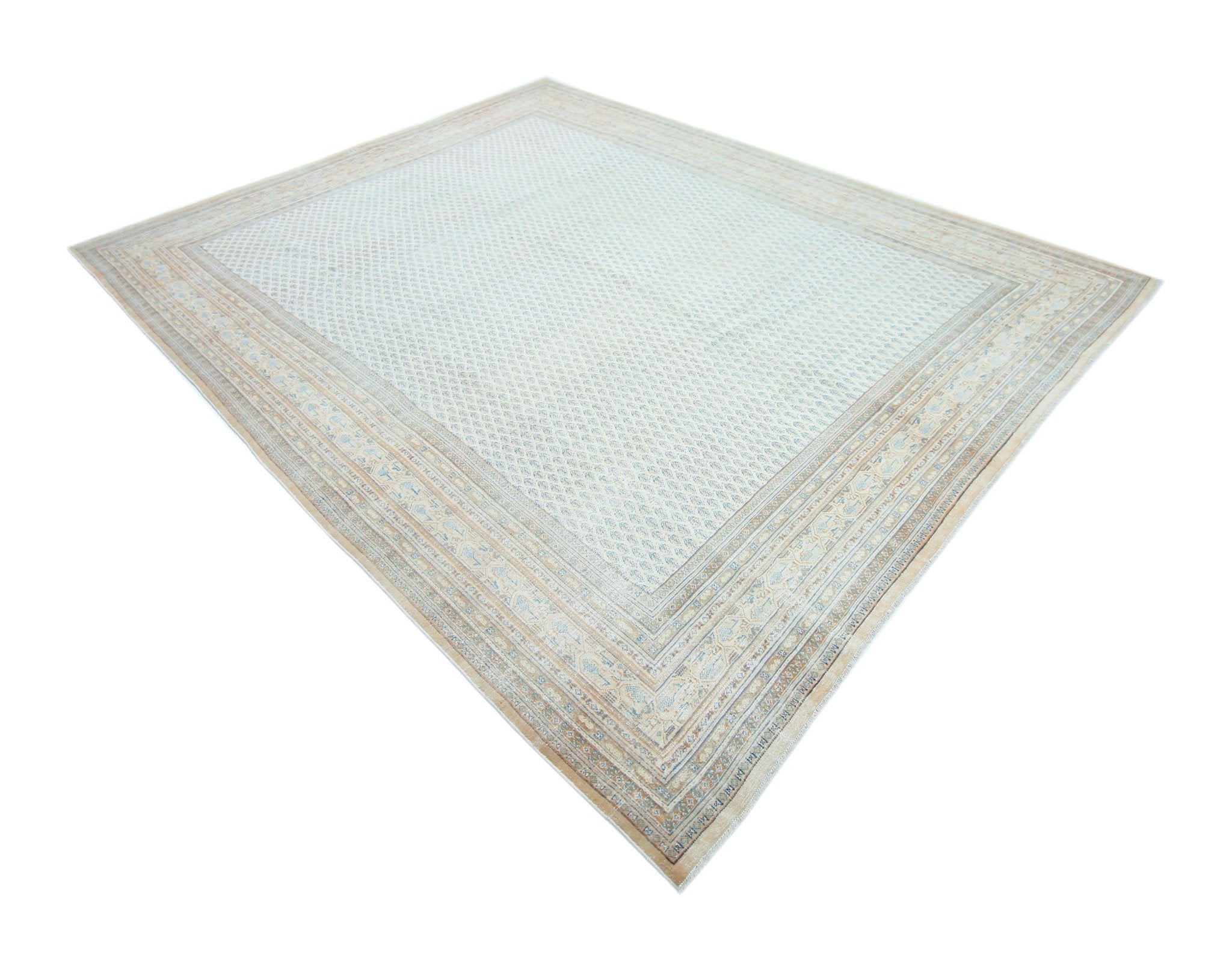 Handmade Vintage Persian Saraband Rug | 327 x 246 cm | 10'9" x 8'1" - Najaf Rugs & Textile