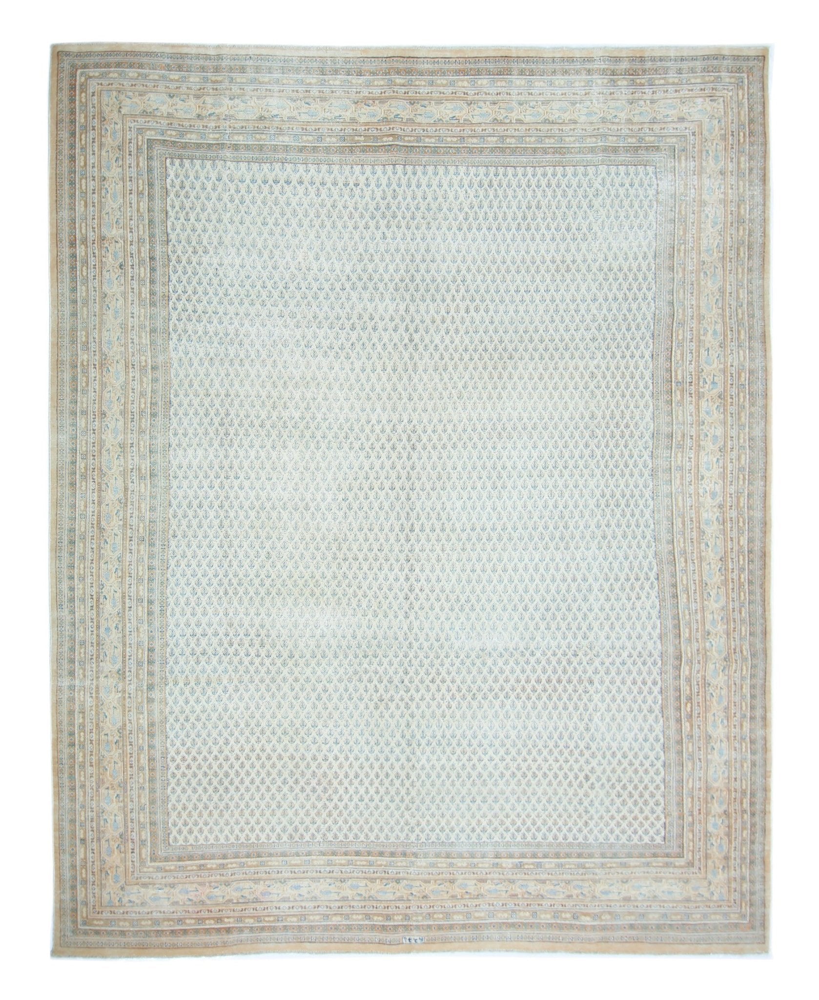 Handmade Vintage Persian Saraband Rug | 327 x 246 cm | 10'9" x 8'1" - Najaf Rugs & Textile