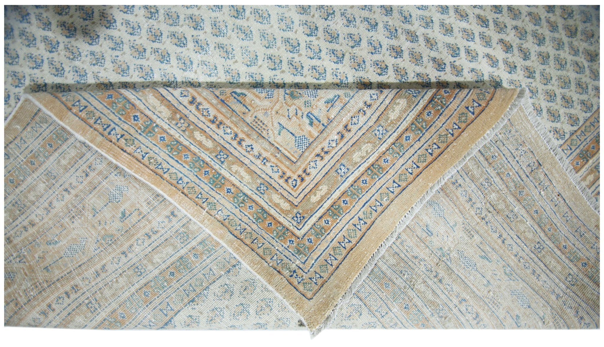 Handmade Vintage Persian Saraband Rug | 327 x 246 cm | 10'9" x 8'1" - Najaf Rugs & Textile