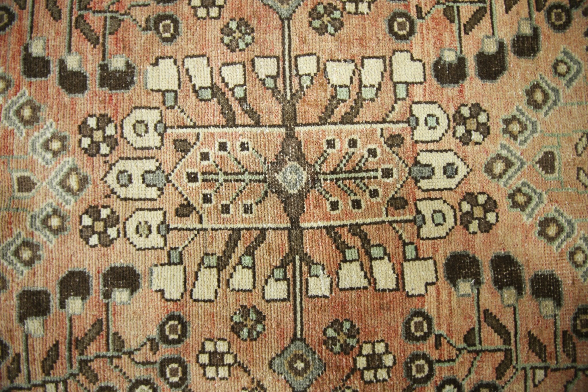 Handmade Vintage Persian Sarouk Hallway Runner | 292 x 101 cm | 9'7" x 3'4" - Najaf Rugs & Textile