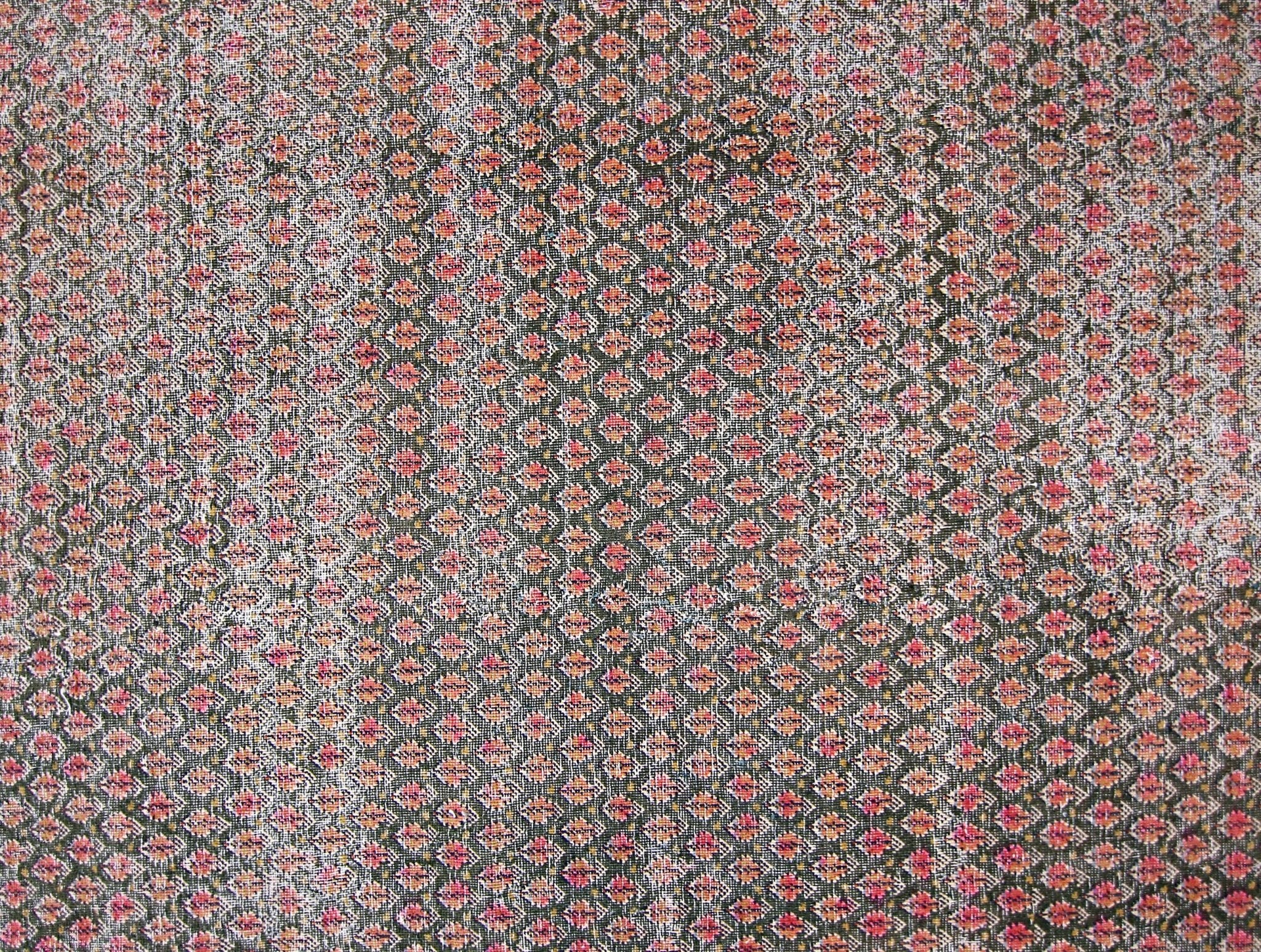 Handmade Vintage Persian Senneh Rug | 288 x 194 cm | 9'5" x 6'4" - Najaf Rugs & Textile