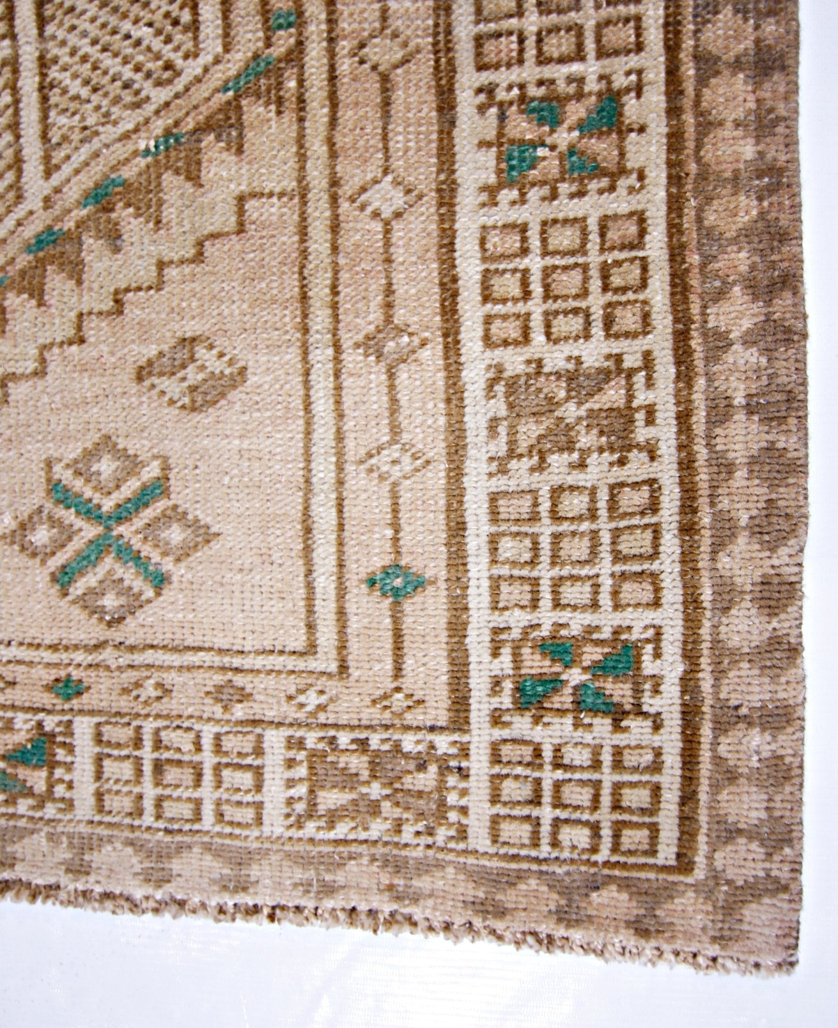 Handmade Vintage Persian Serab Hallway Runner | 295 x 92 cm | 9'8" x 3' - Najaf Rugs & Textile