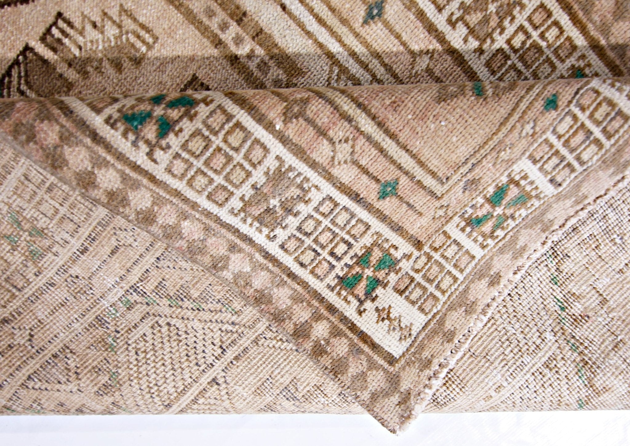 Handmade Vintage Persian Serab Hallway Runner | 295 x 92 cm | 9'8" x 3' - Najaf Rugs & Textile