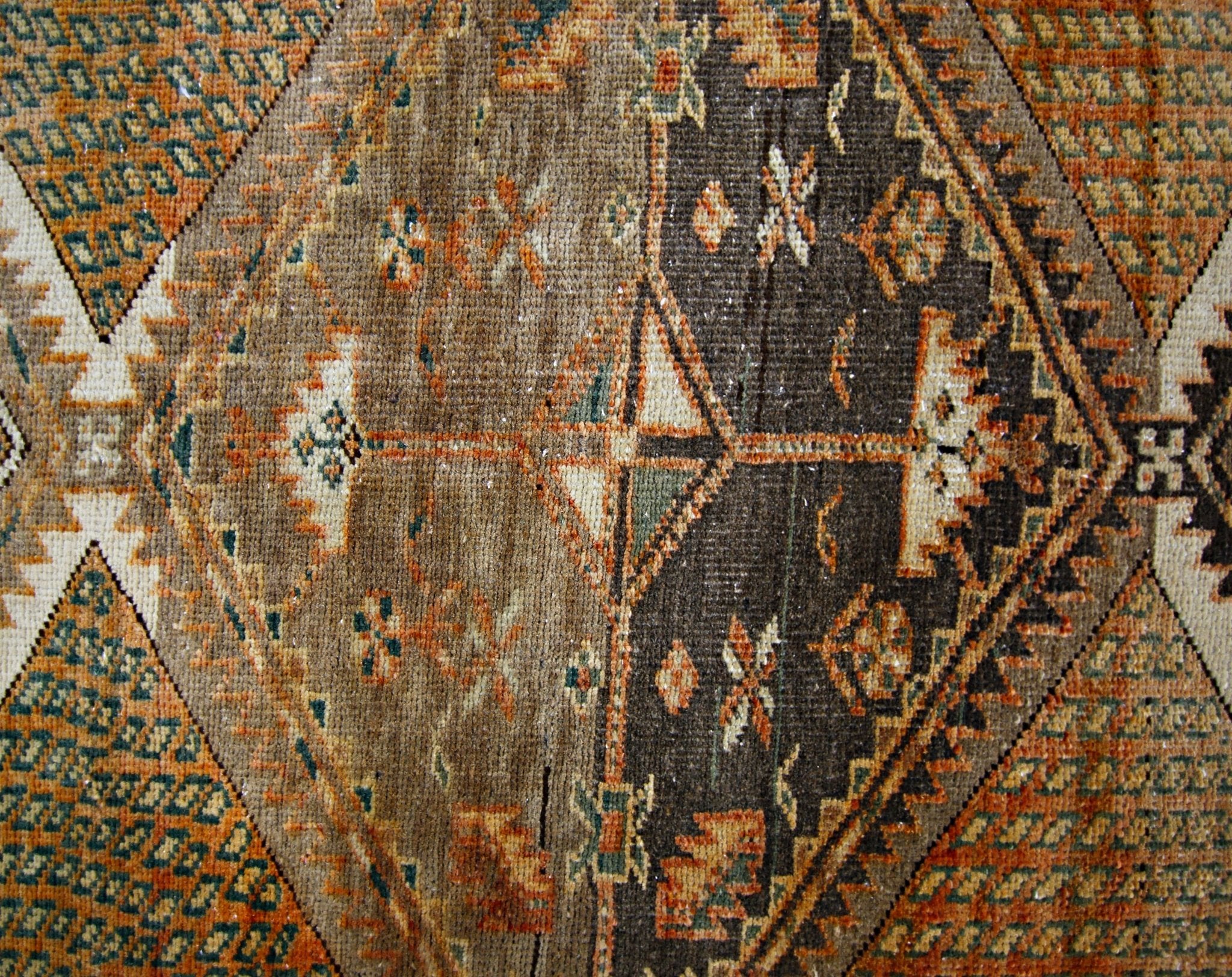 Handmade Vintage Persian Serab Hallway Runner | 345 x 96 cm | 11'4" x 3'2" - Najaf Rugs & Textile