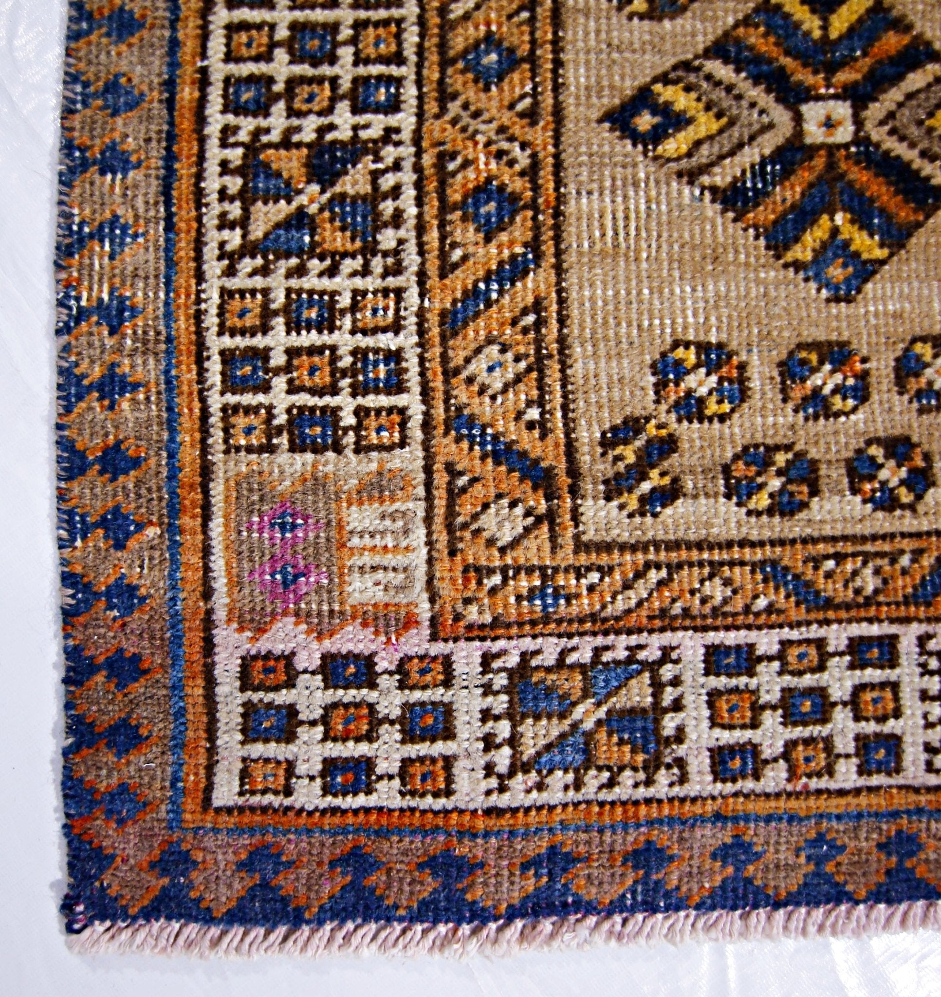 Handmade Vintage Persian Serab Rug | 160 x 85 cm | 5'3" x 2'9" - Najaf Rugs & Textile