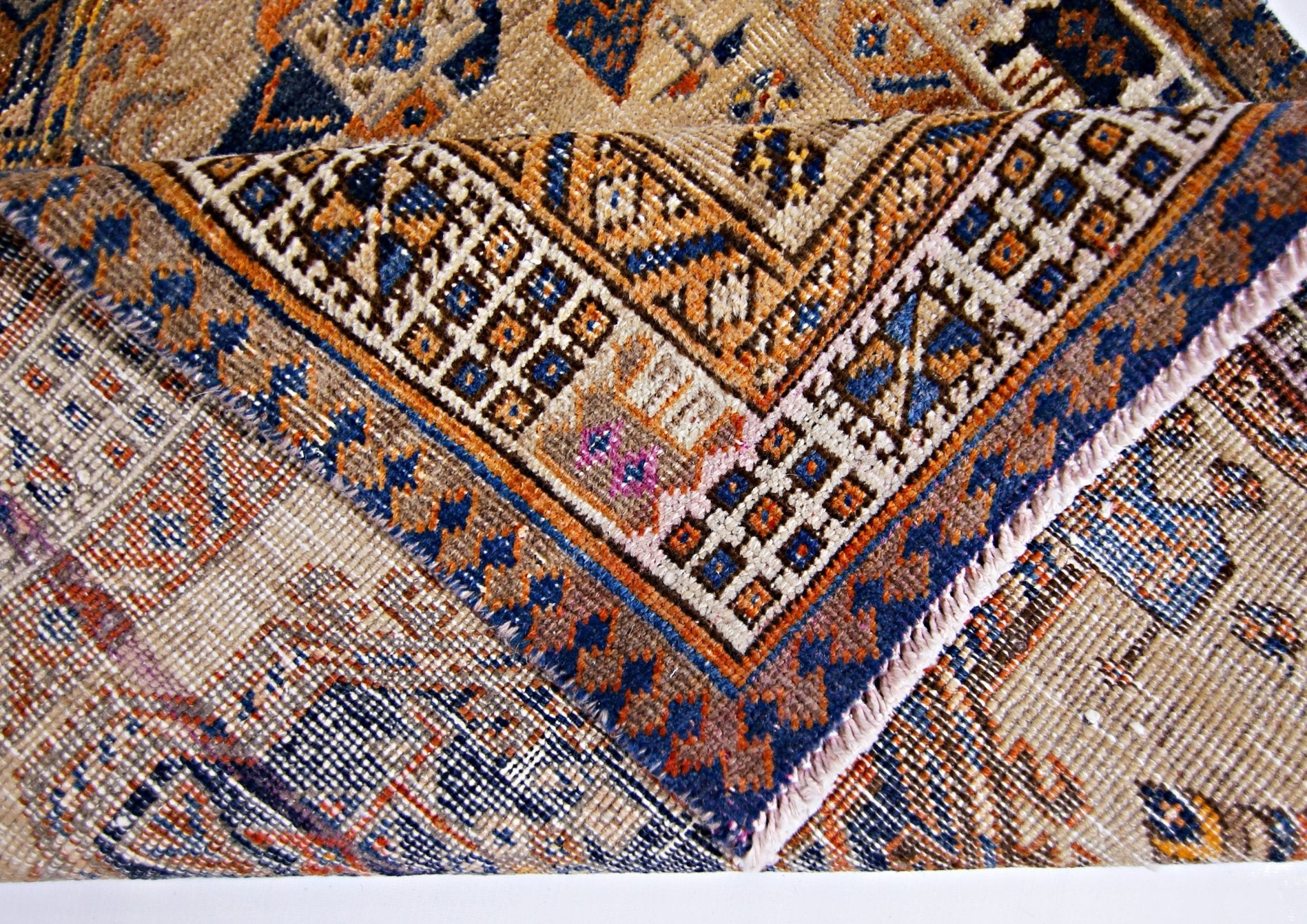 Handmade Vintage Persian Serab Rug | 160 x 85 cm | 5'3" x 2'9" - Najaf Rugs & Textile
