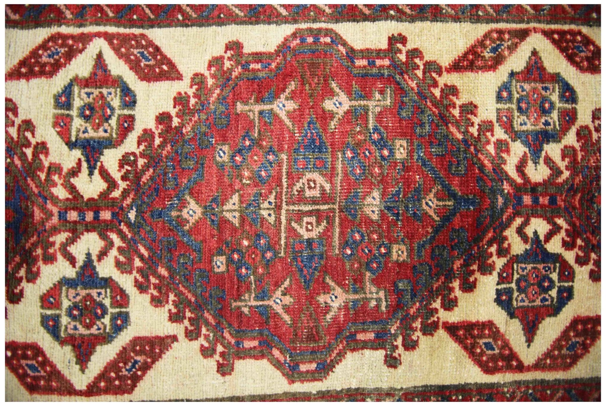 Handmade Vintage Persian Serab Rug | 204 x 83 cm | 6'8" x 2'8" - Najaf Rugs & Textile