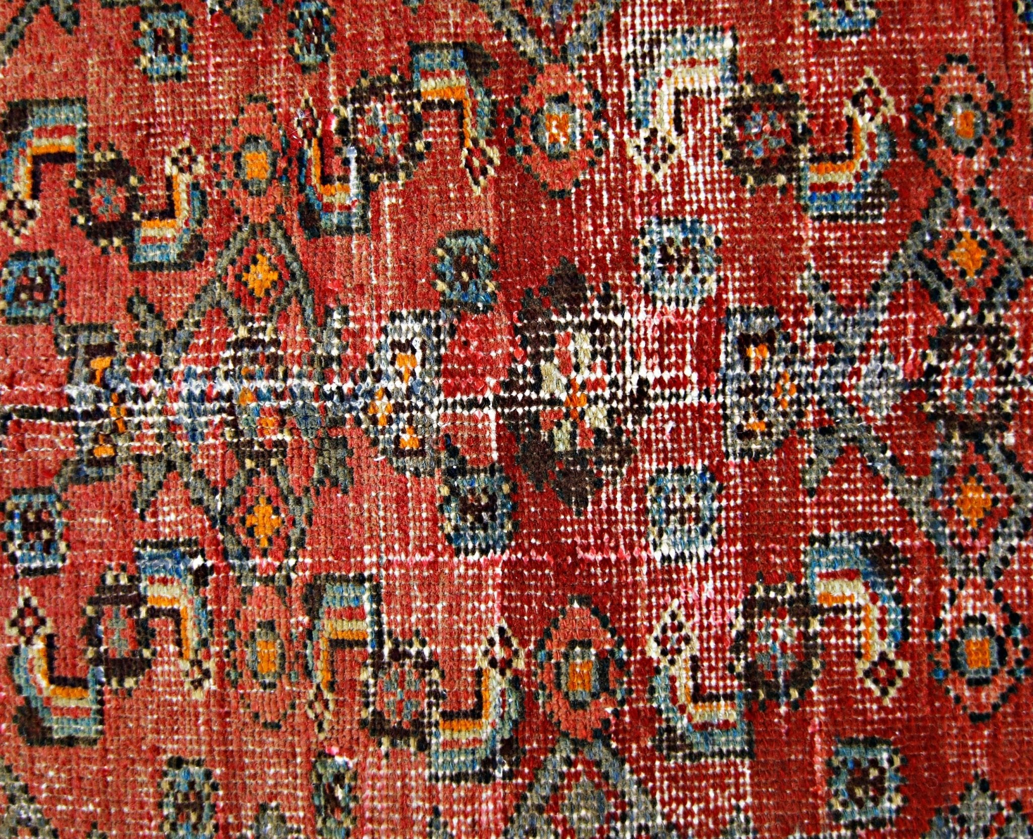 Handmade Vintage Persian Seraband Rug | 200 x 124 cm | 6'7" x 4'1" - Najaf Rugs & Textile