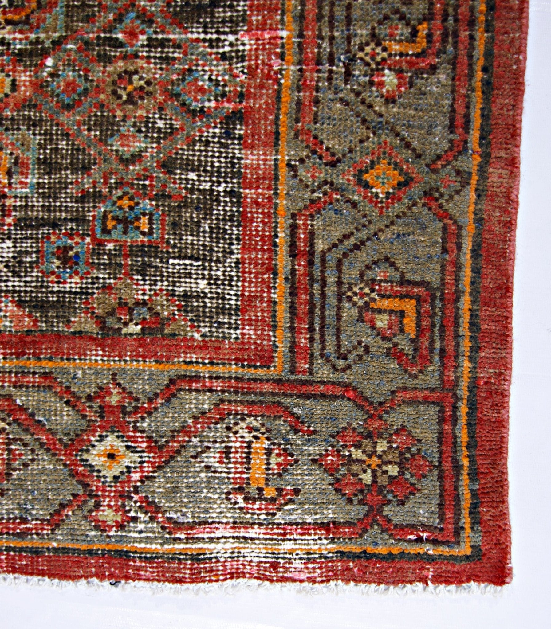 Handmade Vintage Persian Seraband Rug | 200 x 124 cm | 6'7" x 4'1" - Najaf Rugs & Textile