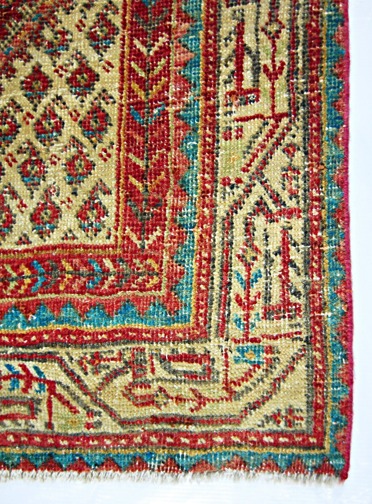 Handmade Vintage Persian Seraband Rug | 209 x 121 cm | 6'10" x 4' - Najaf Rugs & Textile