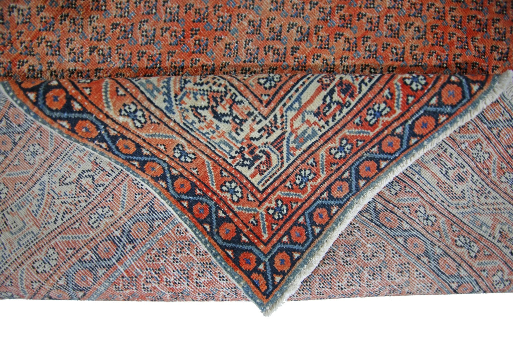 Handmade Vintage Persian Seraband Rug | 325 x 222 cm | 10'8" x 7'4" - Najaf Rugs & Textile