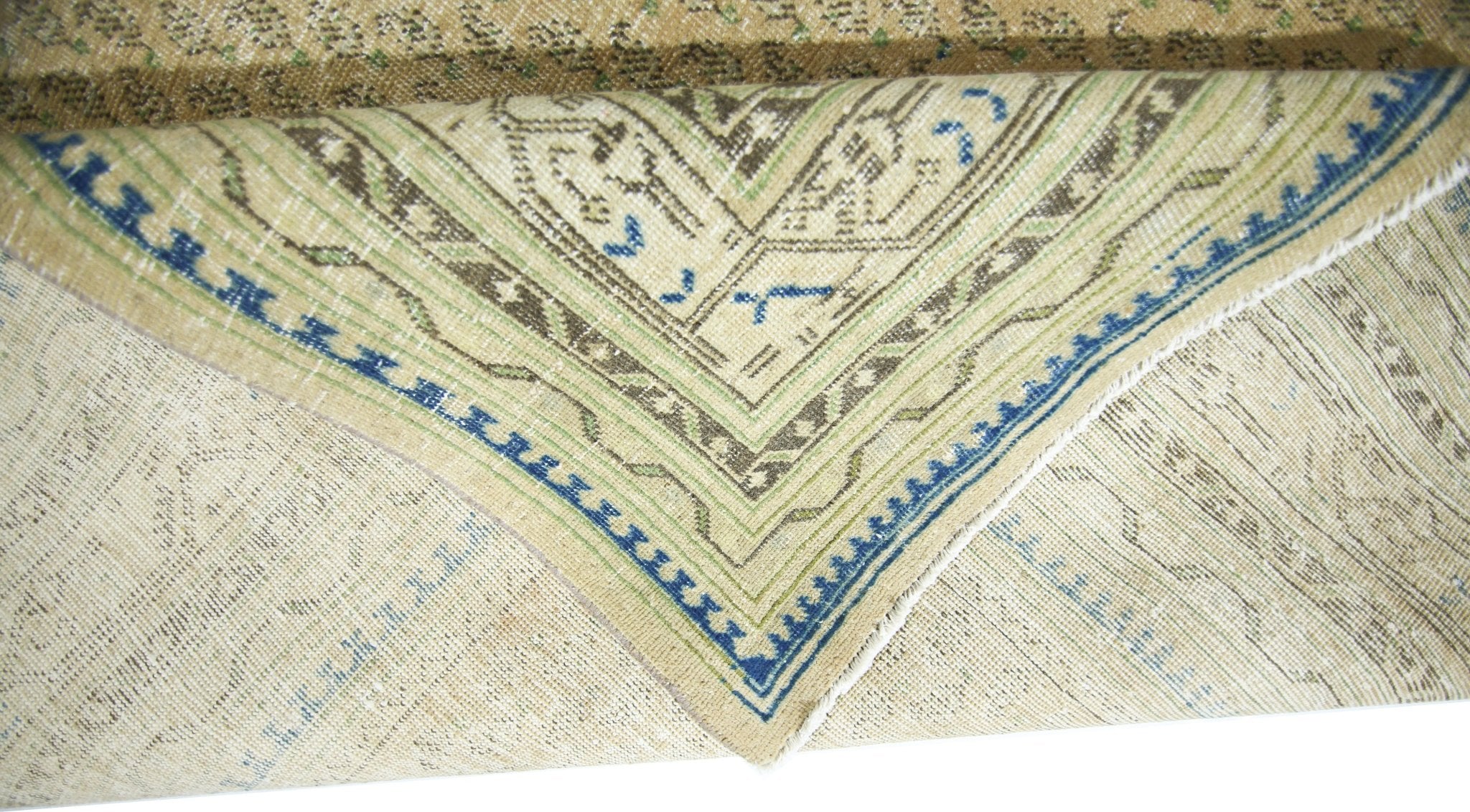 Handmade Vintage Persian Seraband Rug | 330 x 228 cm | 10'10" x 7'6" - Najaf Rugs & Textile