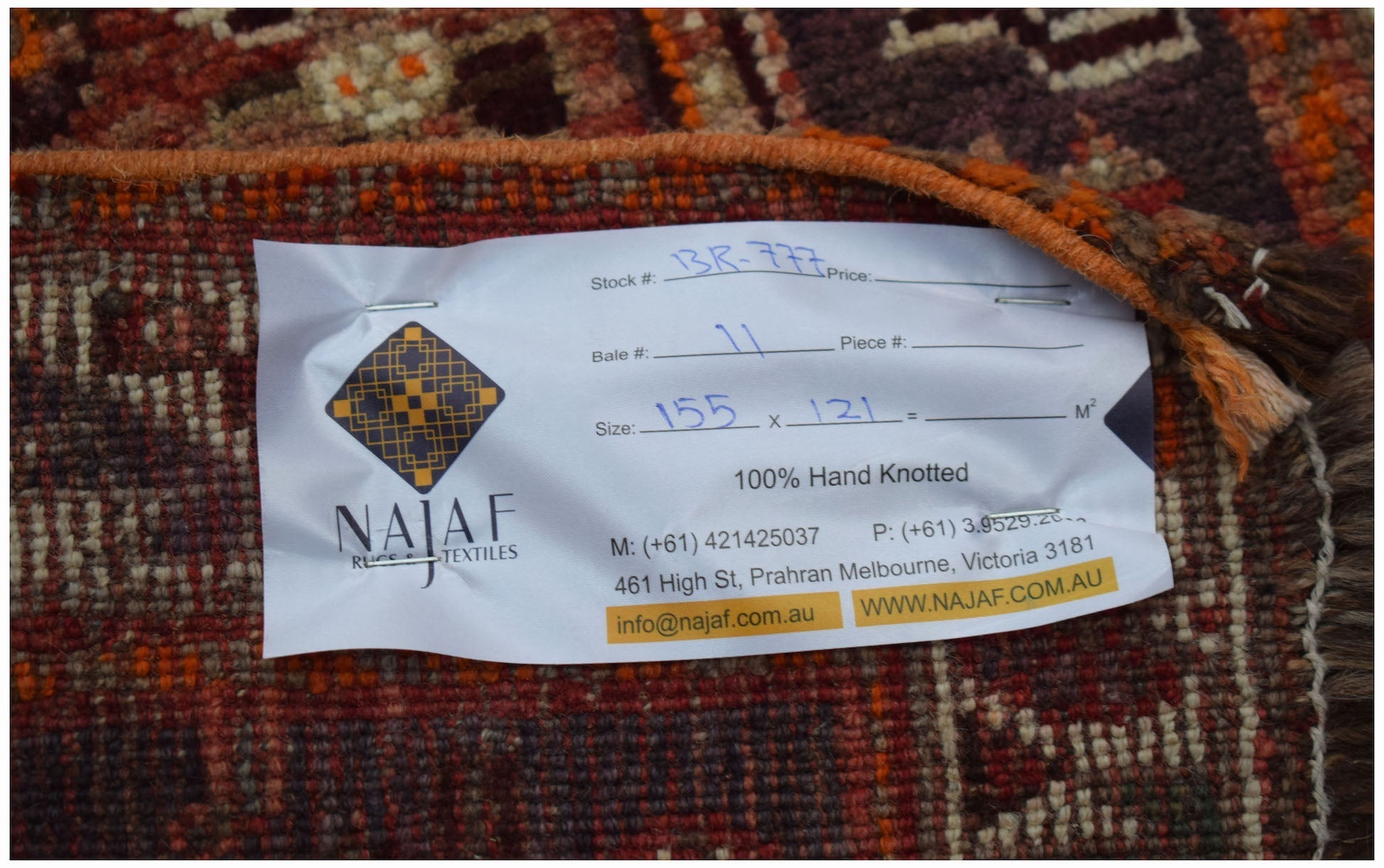 Handmade Vintage Persian Shiraz Rug | 155 x 121 cm | 5'1" x 4' - Najaf Rugs & Textile