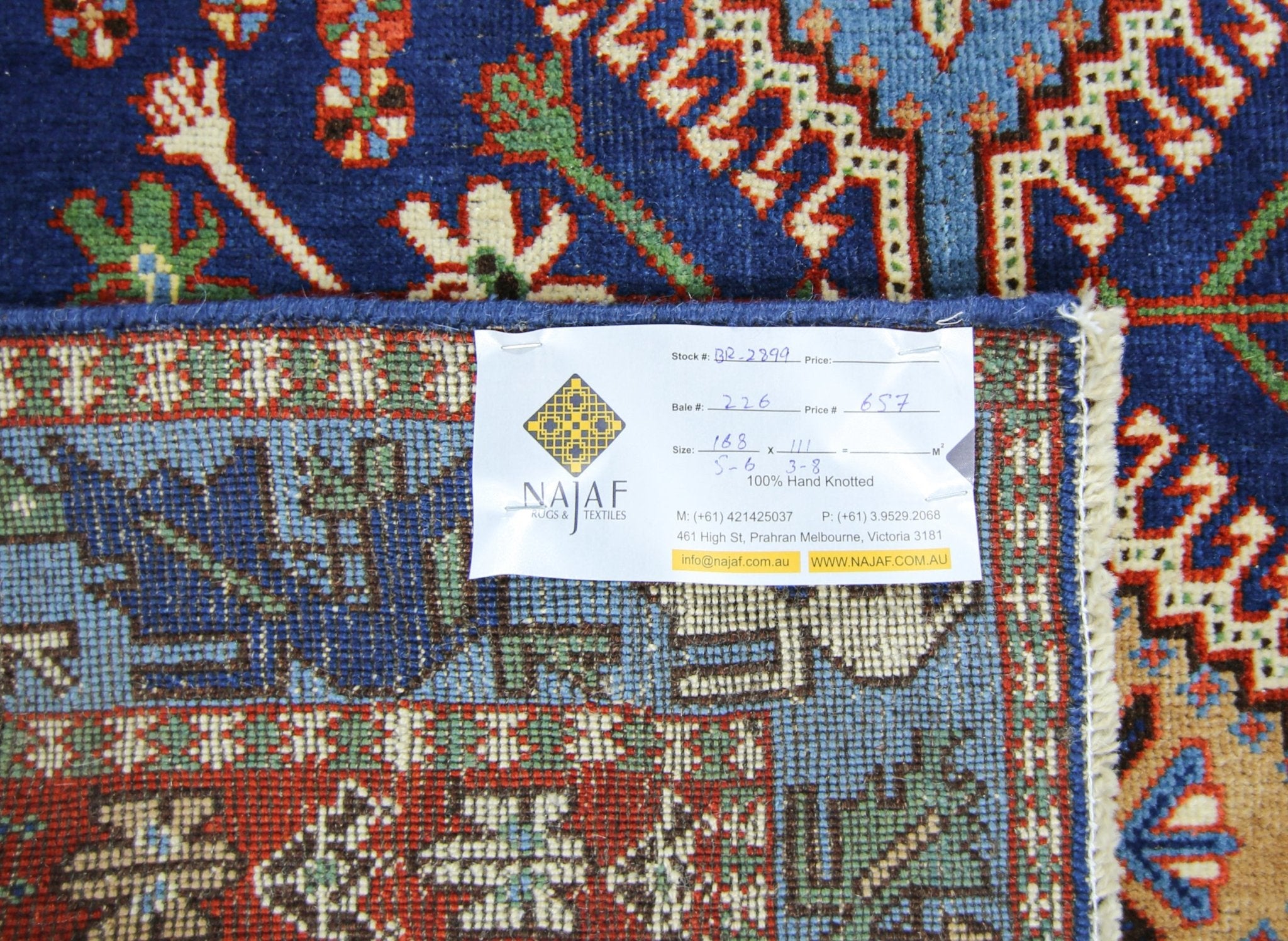 Handmade Vintage Persian Shiraz Rug | 168 x 111 cm | 5'6" x 3'8" - Najaf Rugs & Textile