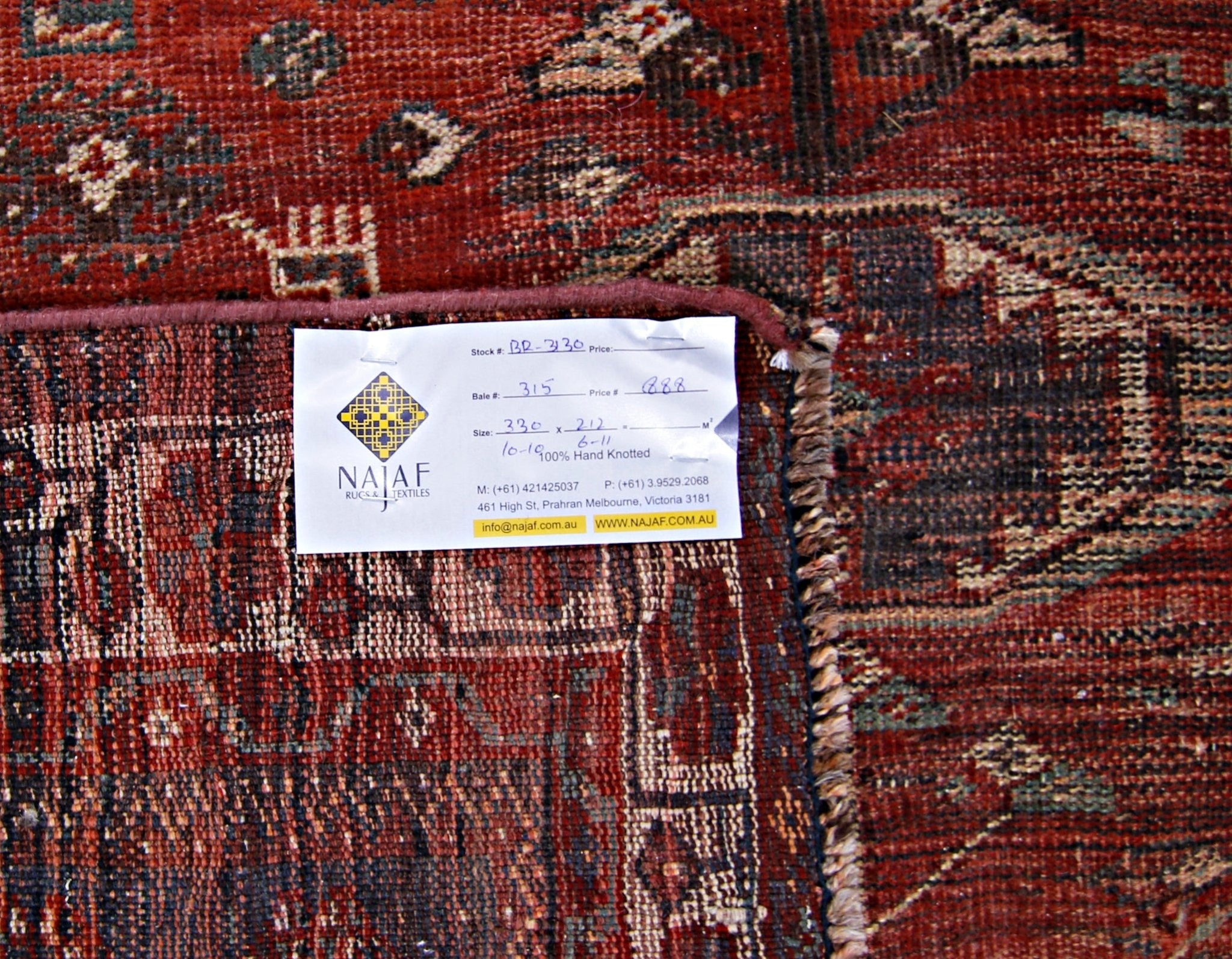 Handmade Vintage Persian Shiraz Rug | 330 x 212 cm | 10'10" x 6'11" - Najaf Rugs & Textile