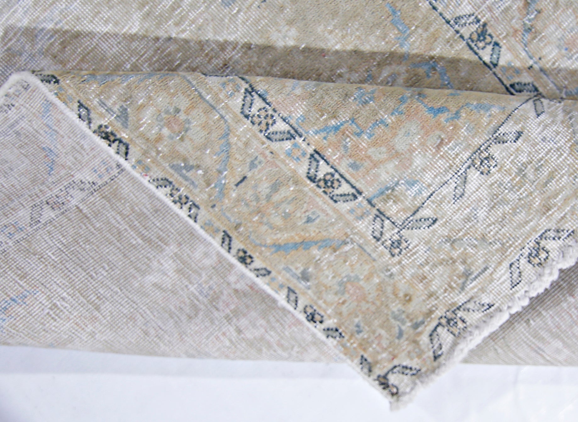 Handmade Vintage Persian Tabriz Rug | 104 x 70 cm | 3'5" x 2'4" - Najaf Rugs & Textile