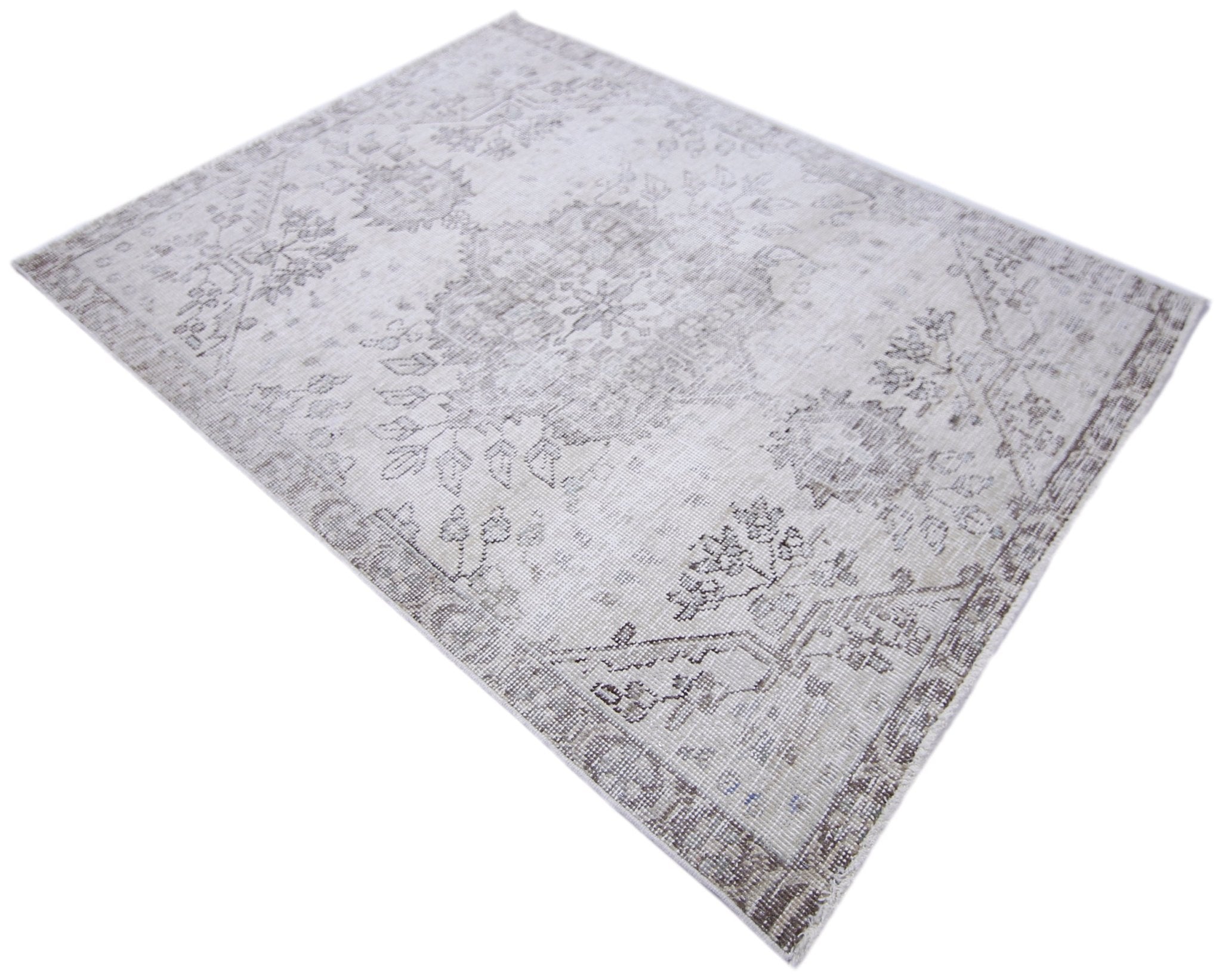 Handmade Vintage Persian Tabriz Rug | 122 x 92 cm | 4' x 3' - Najaf Rugs & Textile