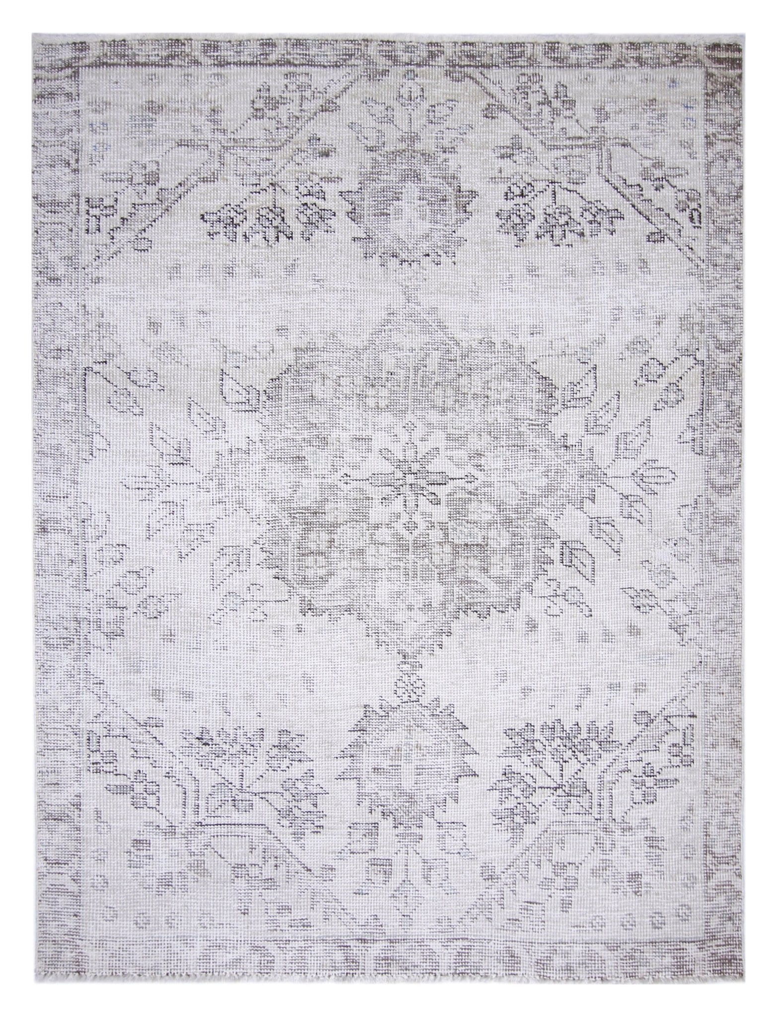 Handmade Vintage Persian Tabriz Rug | 122 x 92 cm | 4' x 3' - Najaf Rugs & Textile