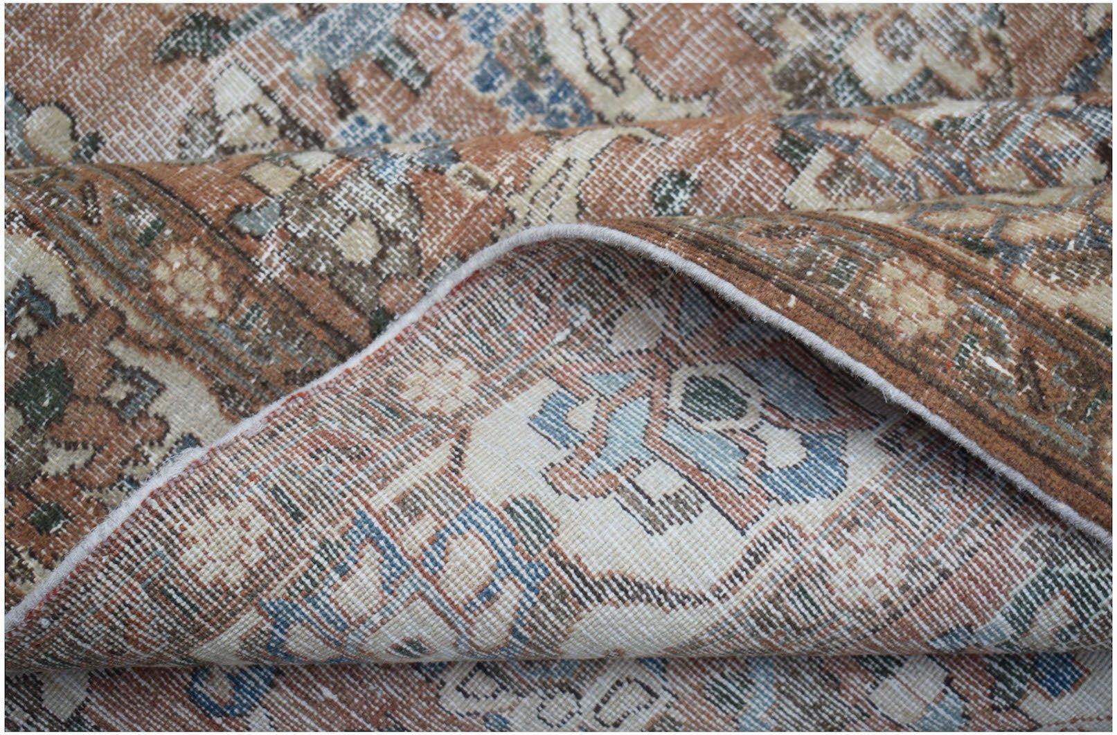 Handmade Vintage Persian Tabriz Rug | 197 x 150 cm | 6'6" x 4'11" - Najaf Rugs & Textile