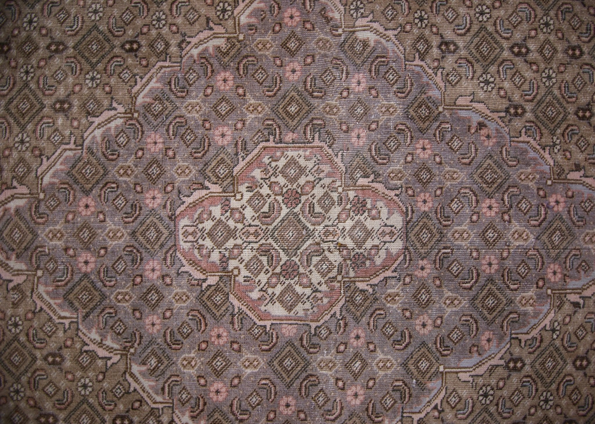 Handmade Vintage Persian Tabriz Rug | 281 x 194 cm | 9'3" x 6'4" - Najaf Rugs & Textile