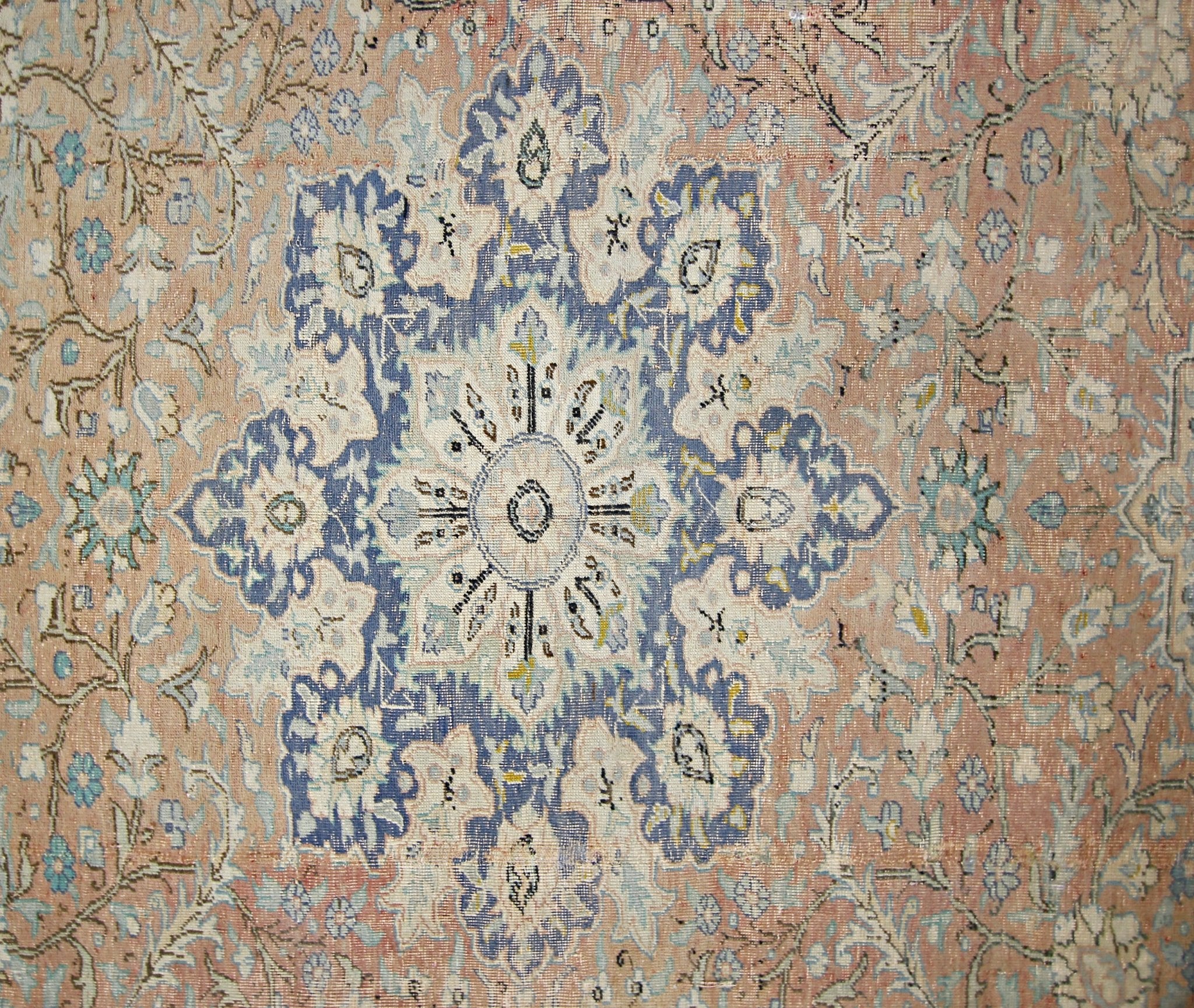 Handmade Vintage Persian Tabriz Rug | 289 x 196 cm | 9'6" x 6'5" - Najaf Rugs & Textile