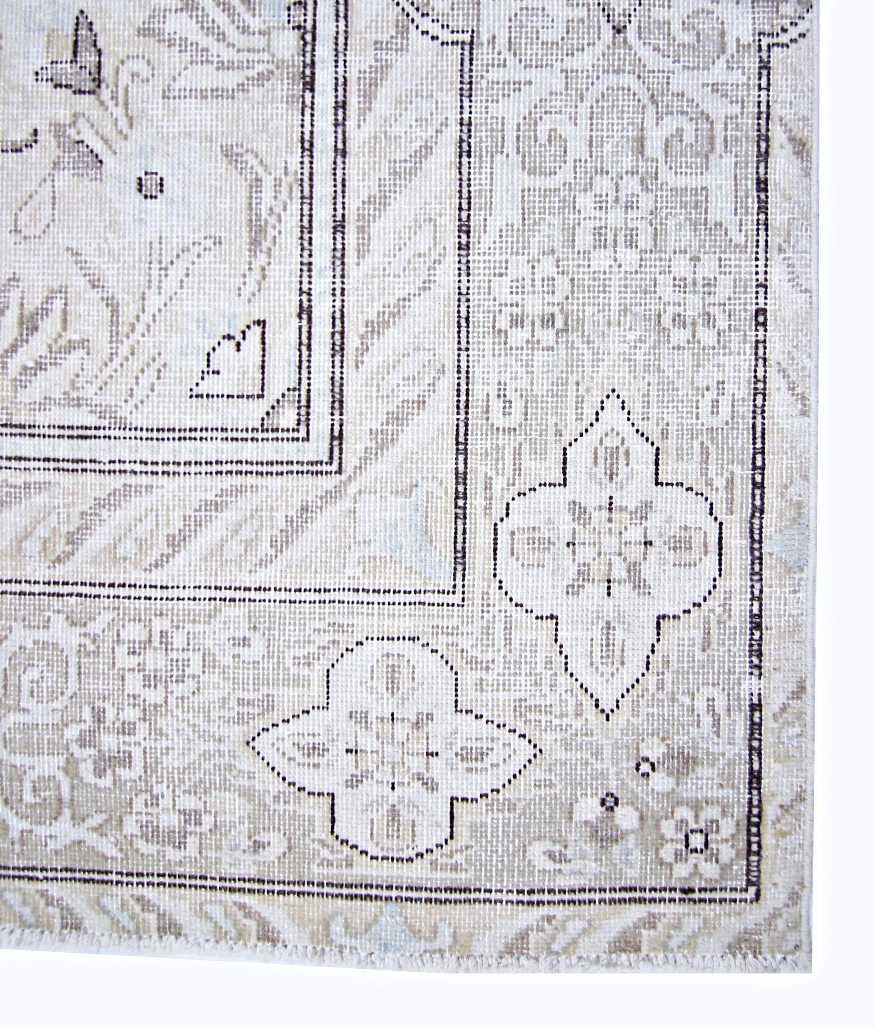 Handmade Vintage Persian Tabriz Rug | 290 x 184 cm | 9'6" x 6' - Najaf Rugs & Textile