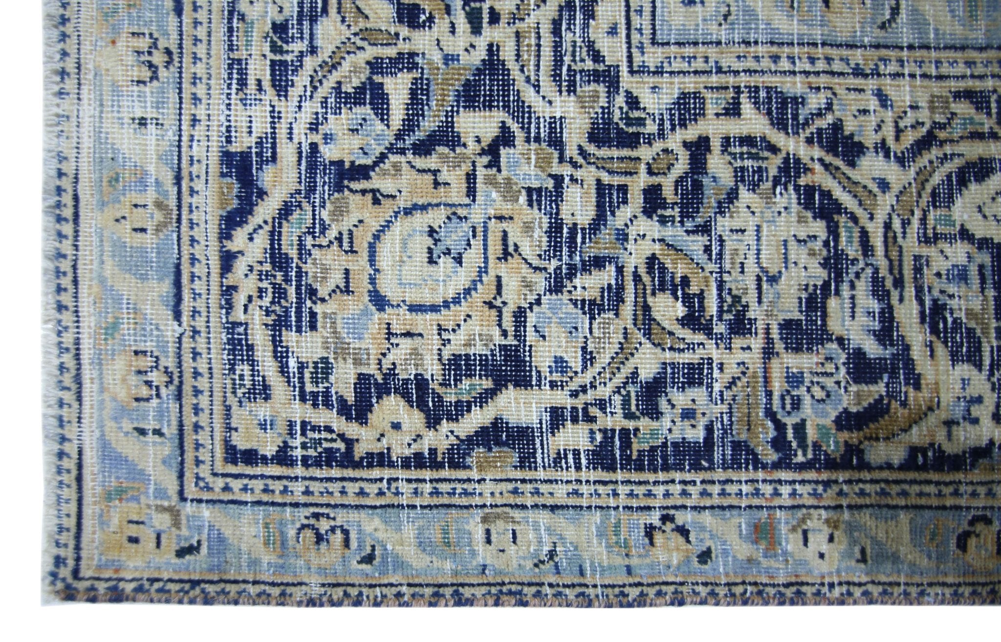 Handmade Vintage Persian Tabriz Rug | 290 x 197 cm | 9'6" x 6'5" - Najaf Rugs & Textile