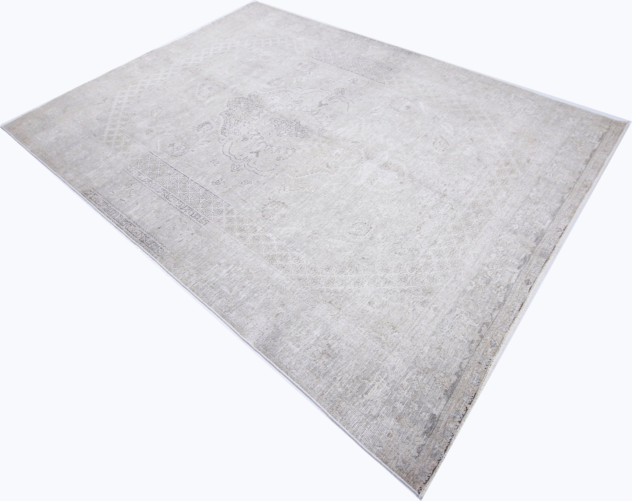 Handmade Vintage Persian Tabriz Rug | 292 x 203 cm | 9'7" x 6'8" - Najaf Rugs & Textile