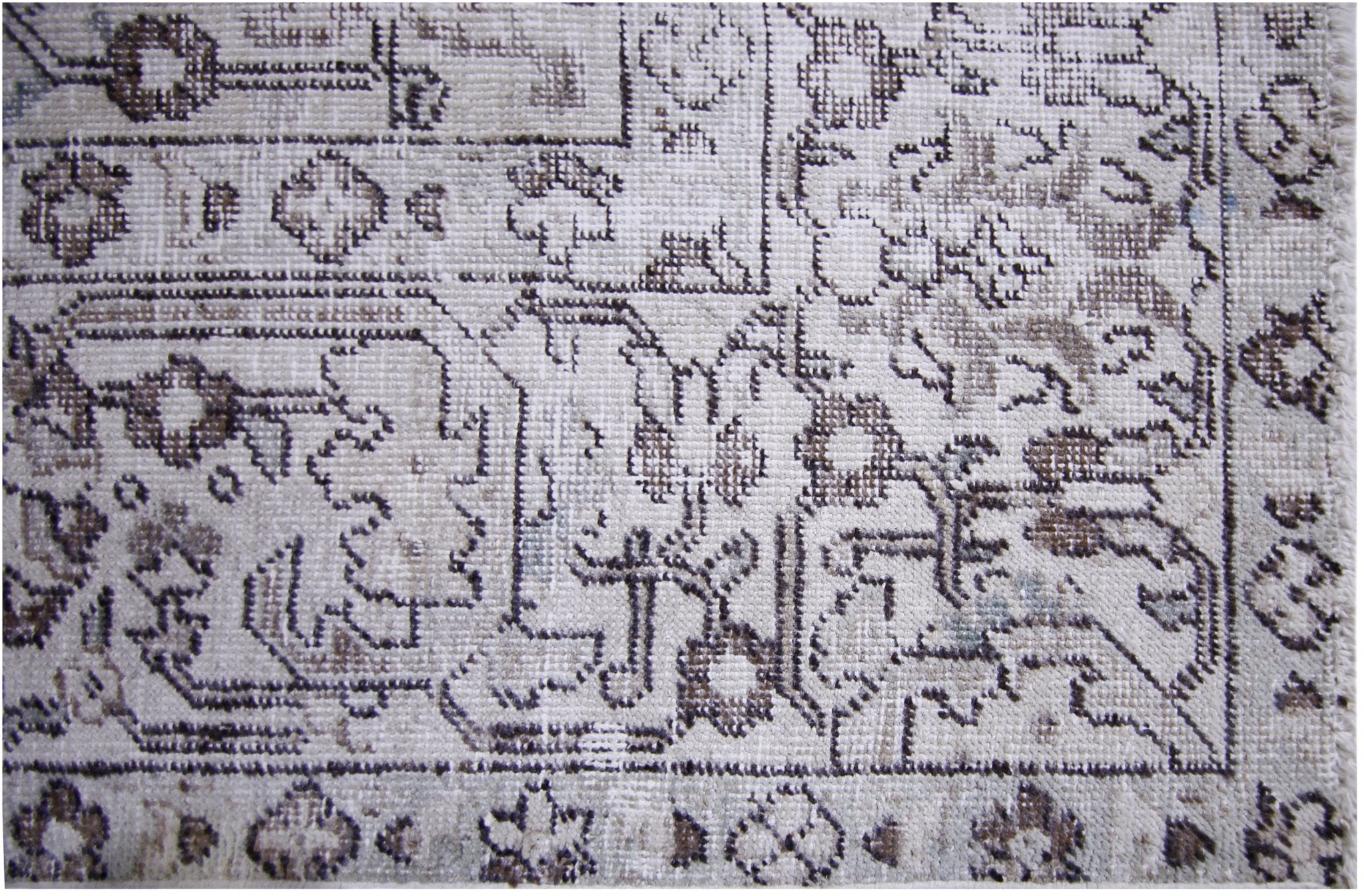 Handmade Vintage Persian Tabriz Rug | 310 x 194 cm | 10'2" x 6'4" - Najaf Rugs & Textile