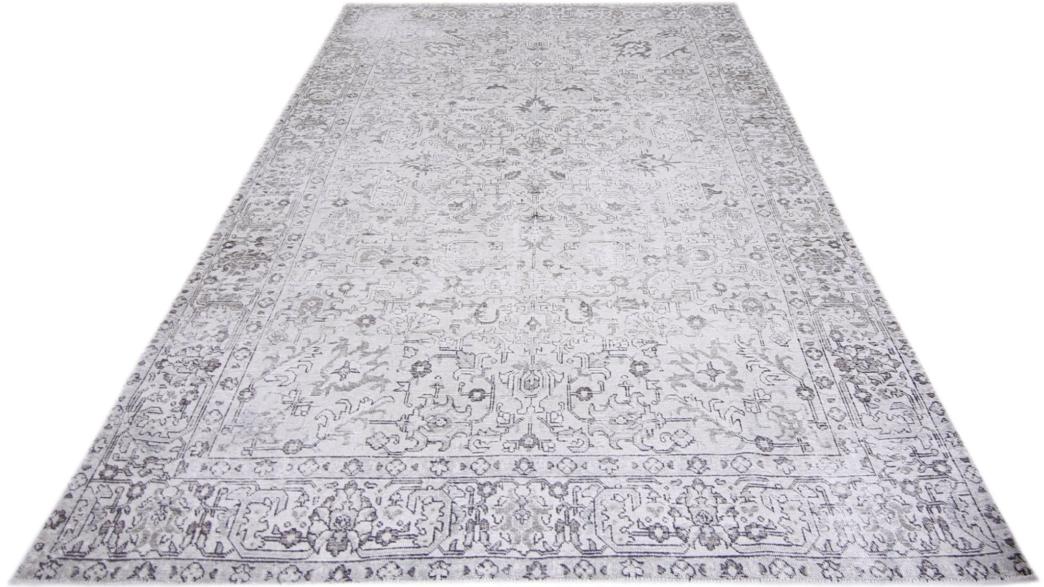 Handmade Vintage Persian Tabriz Rug | 310 x 194 cm | 10'2" x 6'4" - Najaf Rugs & Textile
