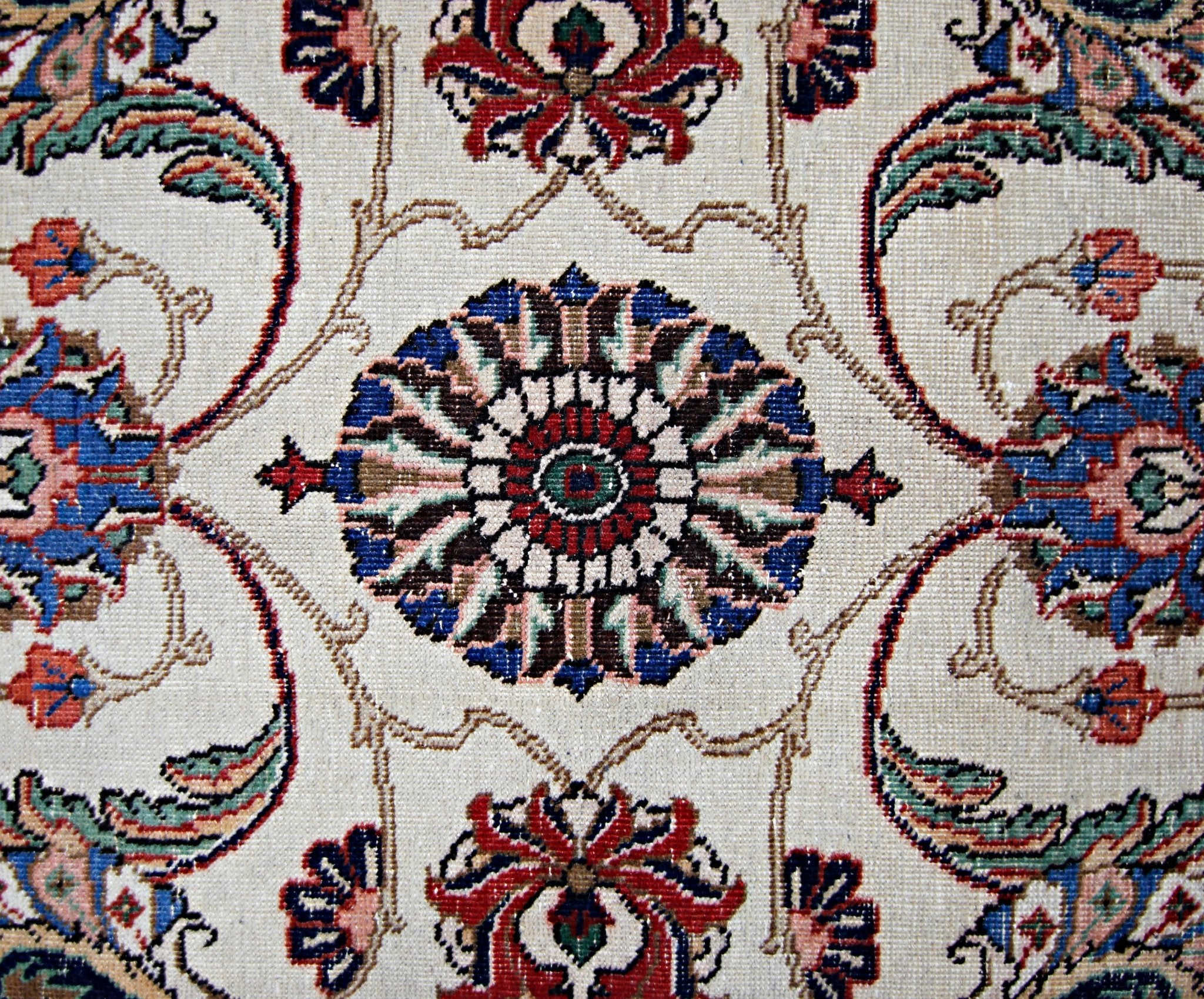 Handmade Vintage Persian Tabriz Rug | 318 x 226 cm | 10'5" x 7'5" - Najaf Rugs & Textile