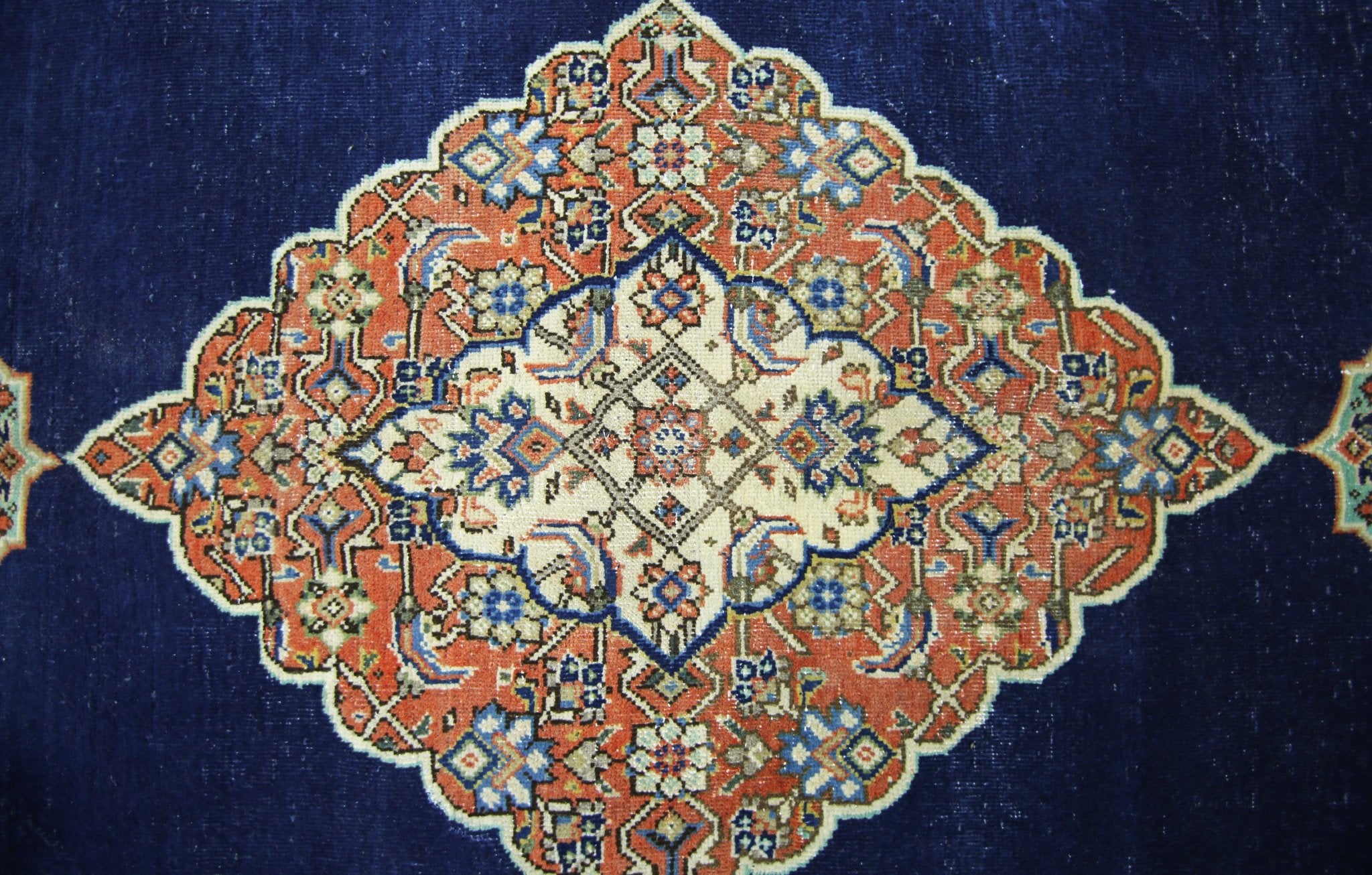 Handmade Vintage Persian Tabriz Rug | 326 x 200 cm | 10'8" x 6'7" - Najaf Rugs & Textile