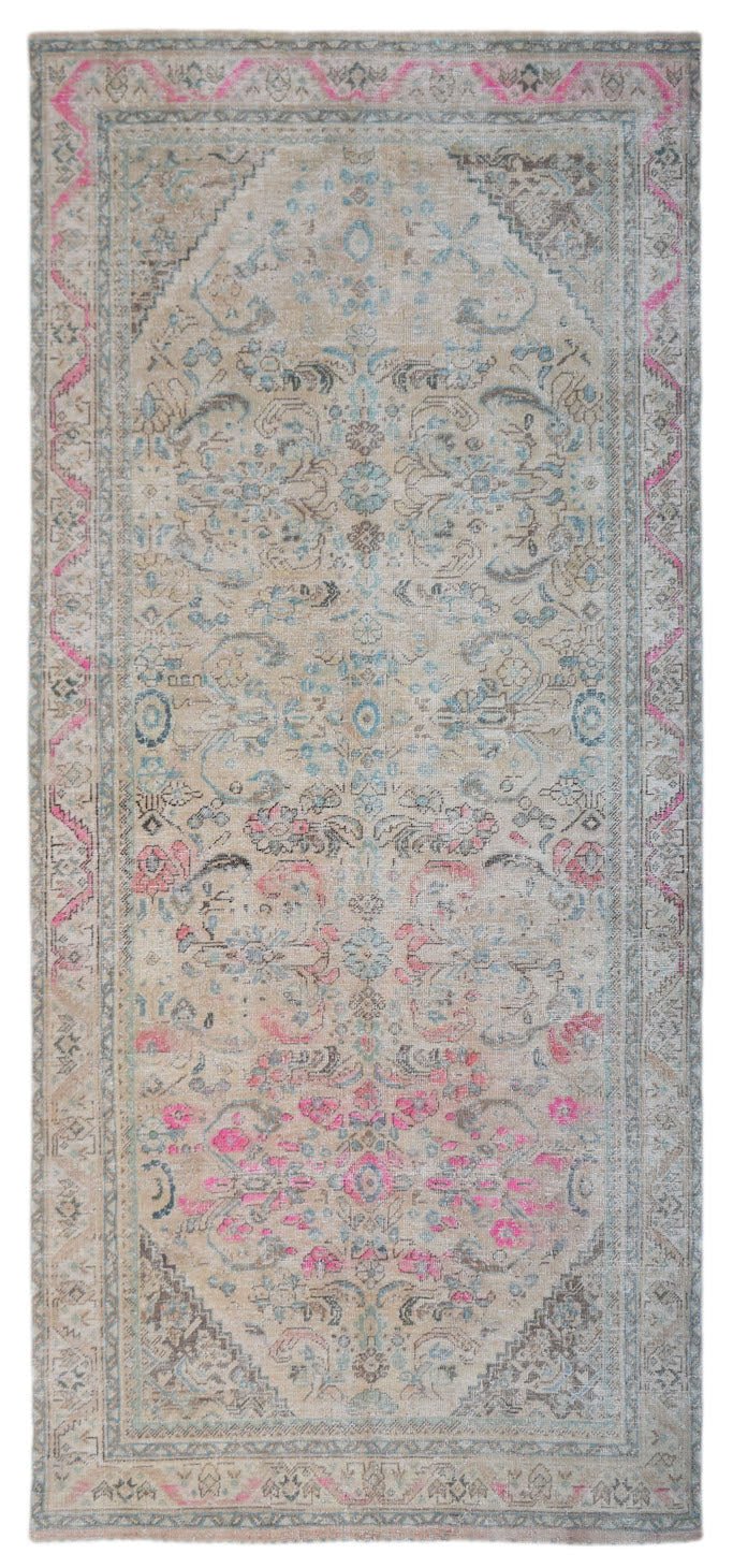 Handmade Vintage Persian Tabriz Rug | 330 x 155 cm | 10'10" x 5'1" - Najaf Rugs & Textile