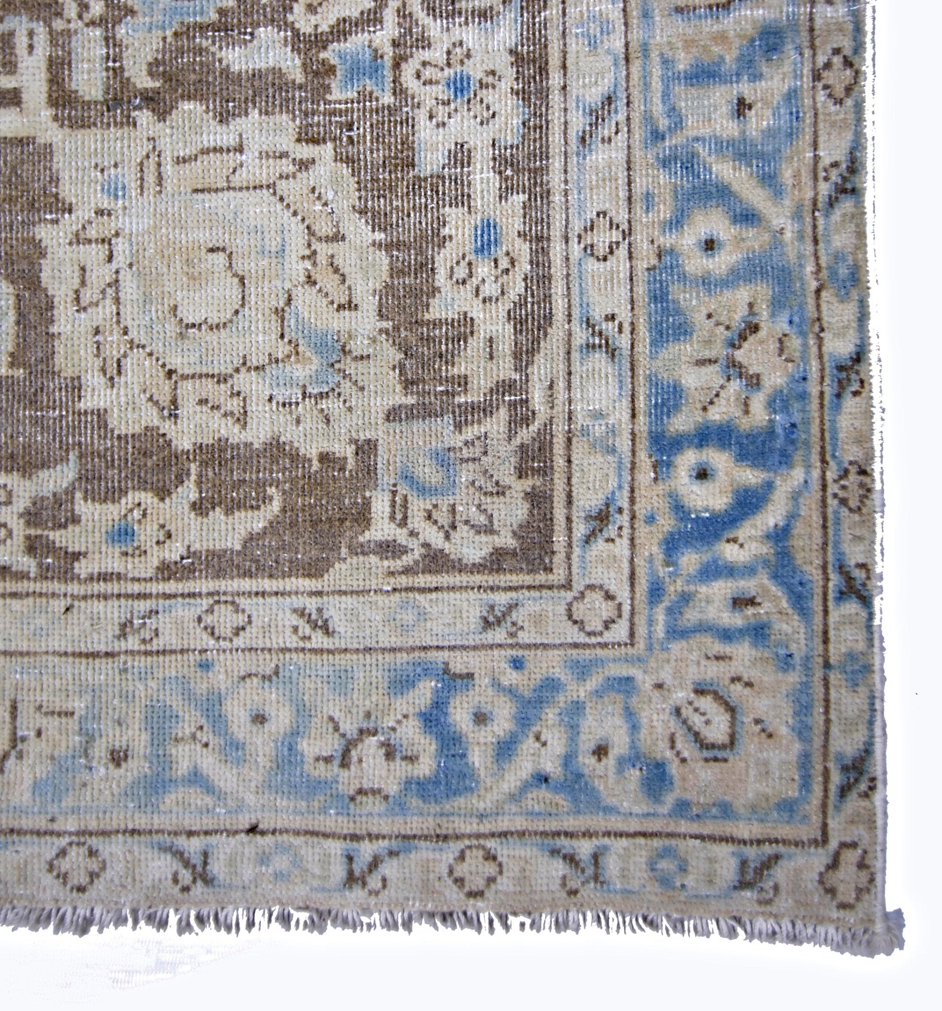 Handmade Vintage Persian Tabriz Rug | 330 x 207 cm | 10'10" x 6'9" - Najaf Rugs & Textile